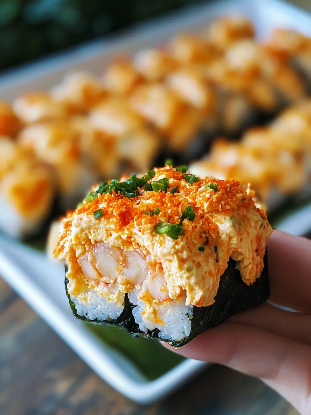 Spicy Tuna & Creamy Crab Sushi Bake