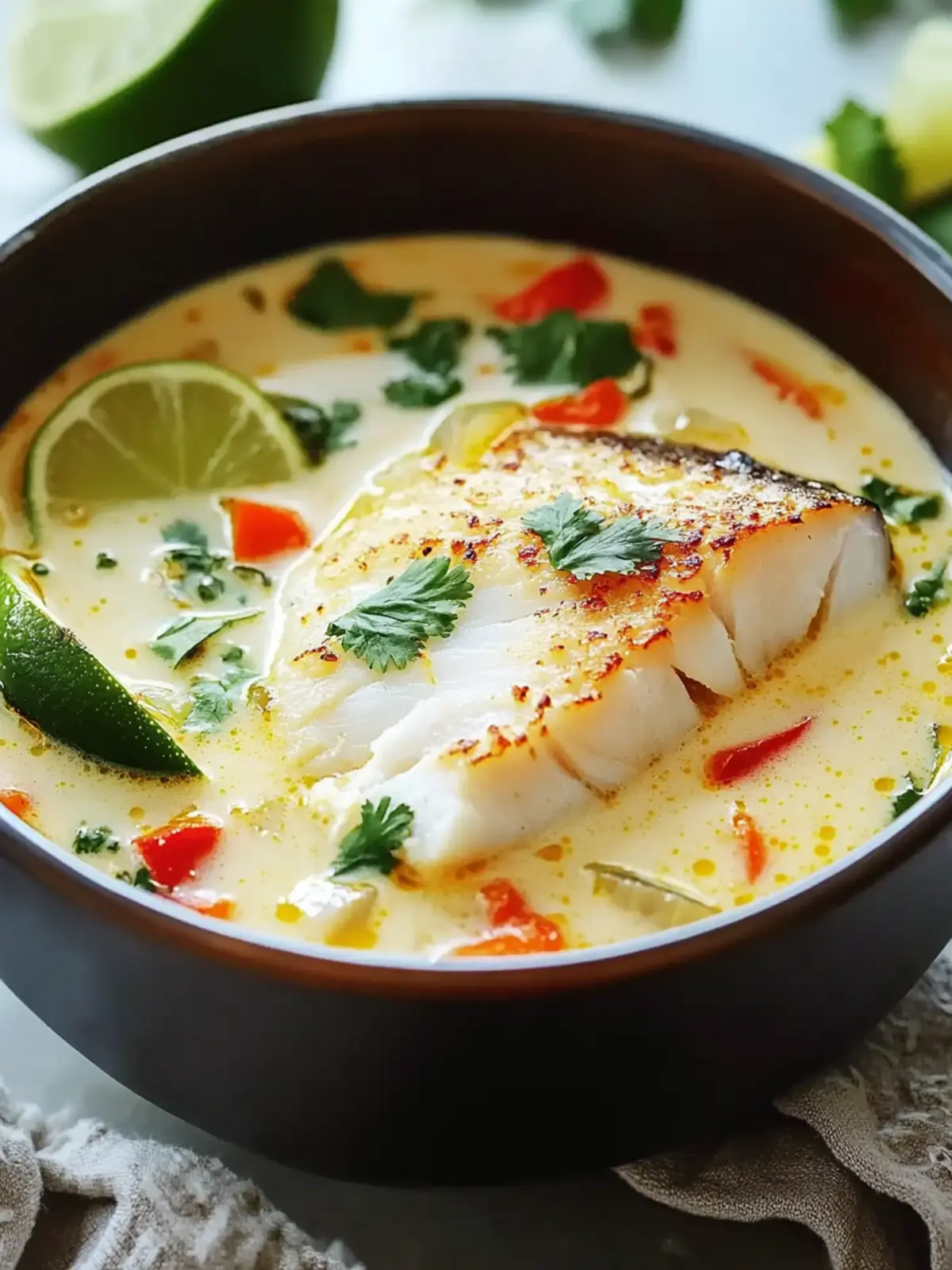 Coconut Lime Fish Soup