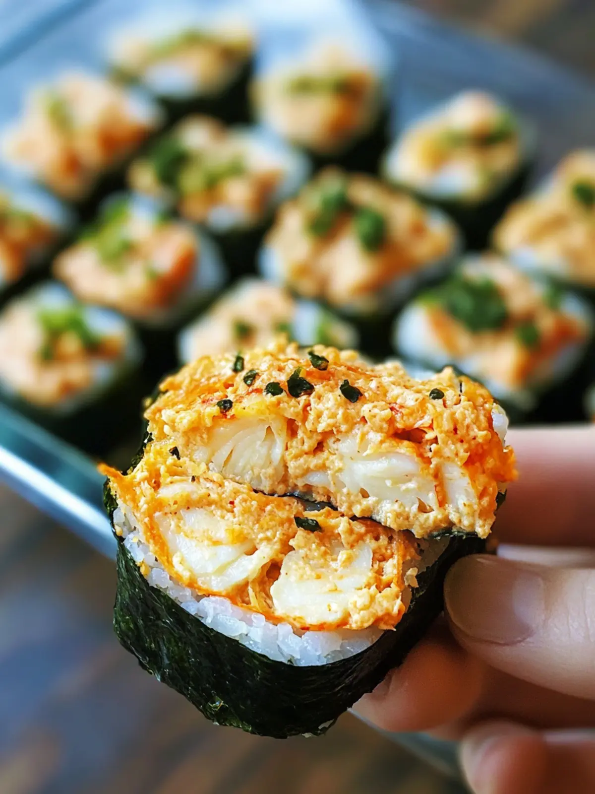 Spicy Tuna & Creamy Crab Sushi Bake