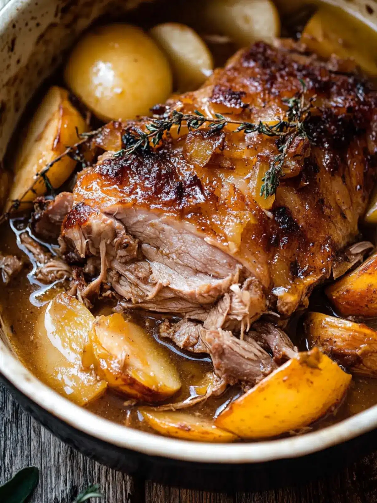 Apple Cider Braised Pork