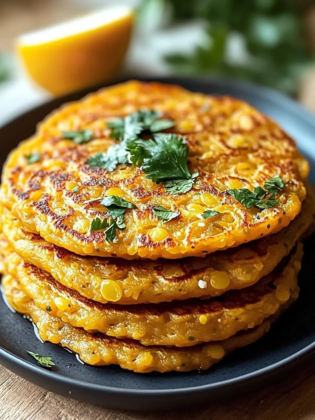 Irresistible Savory Red Lentil Pancakes