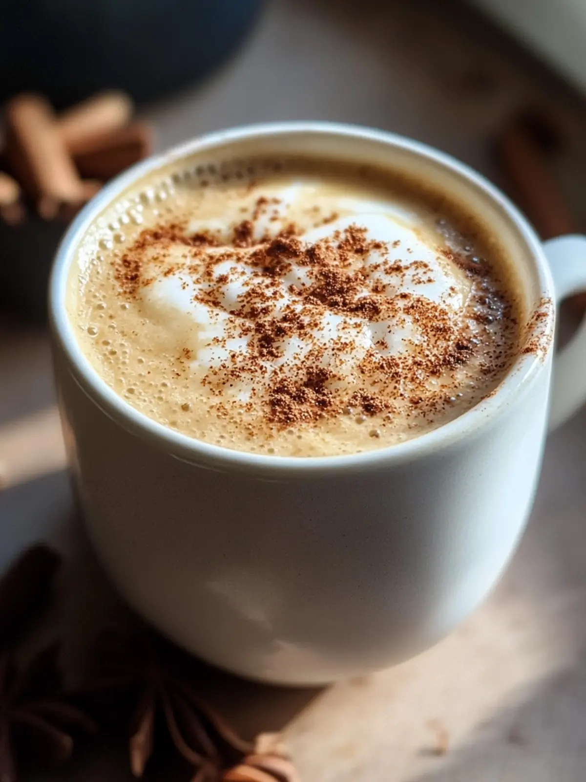 Gut-healing Cinnamon Coconut Latte