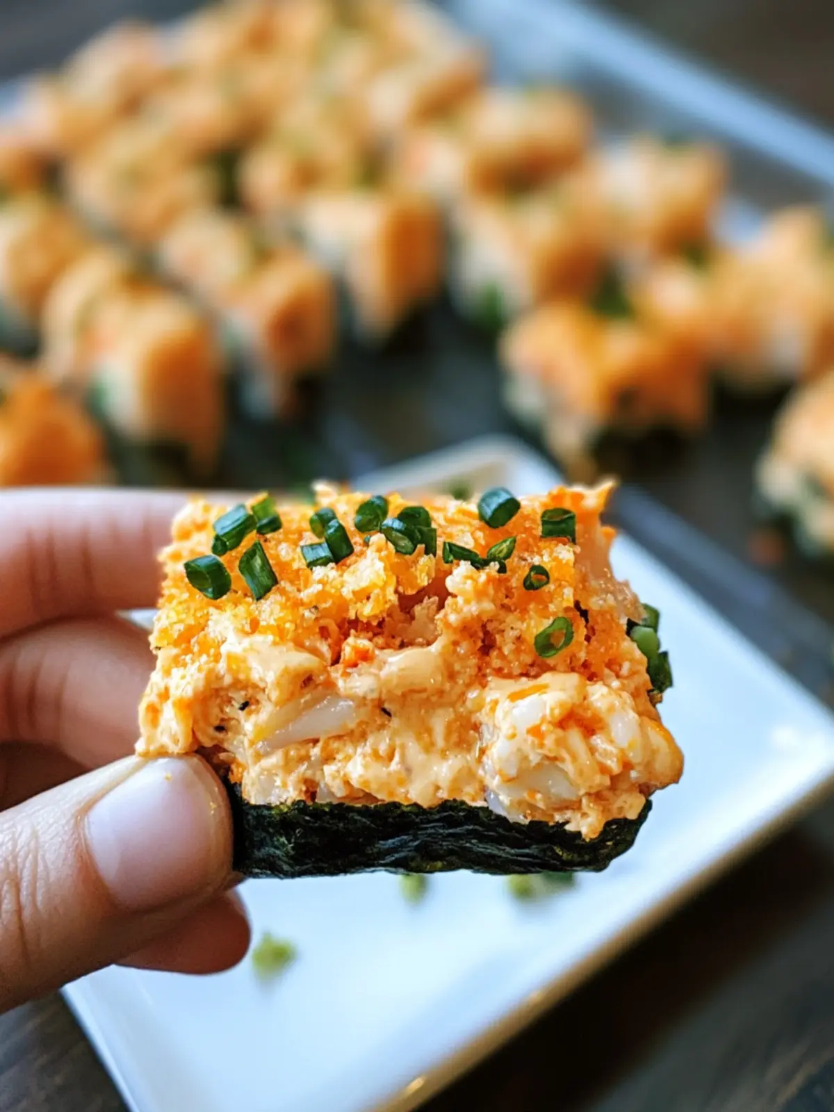 Spicy Tuna & Creamy Crab Sushi Bake