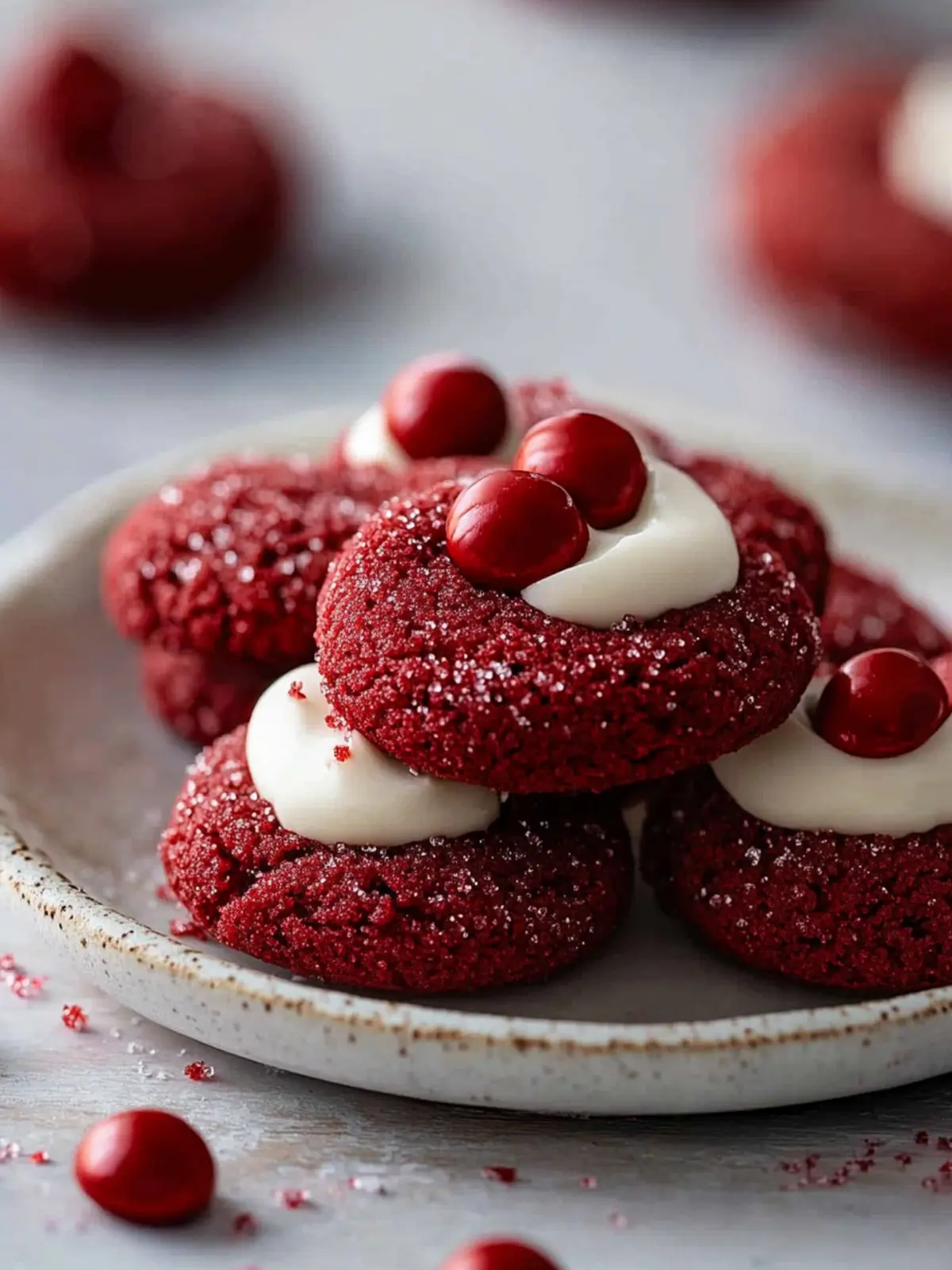 Hershey’s Red Velvet Blossoms Cookies