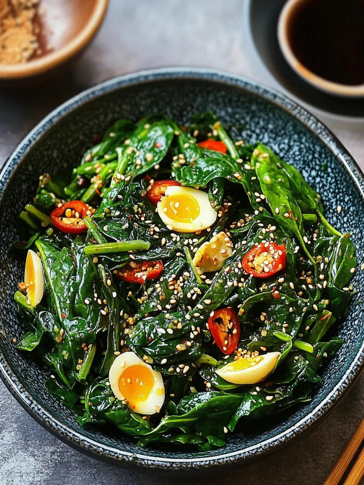 Korean Spinach Salad