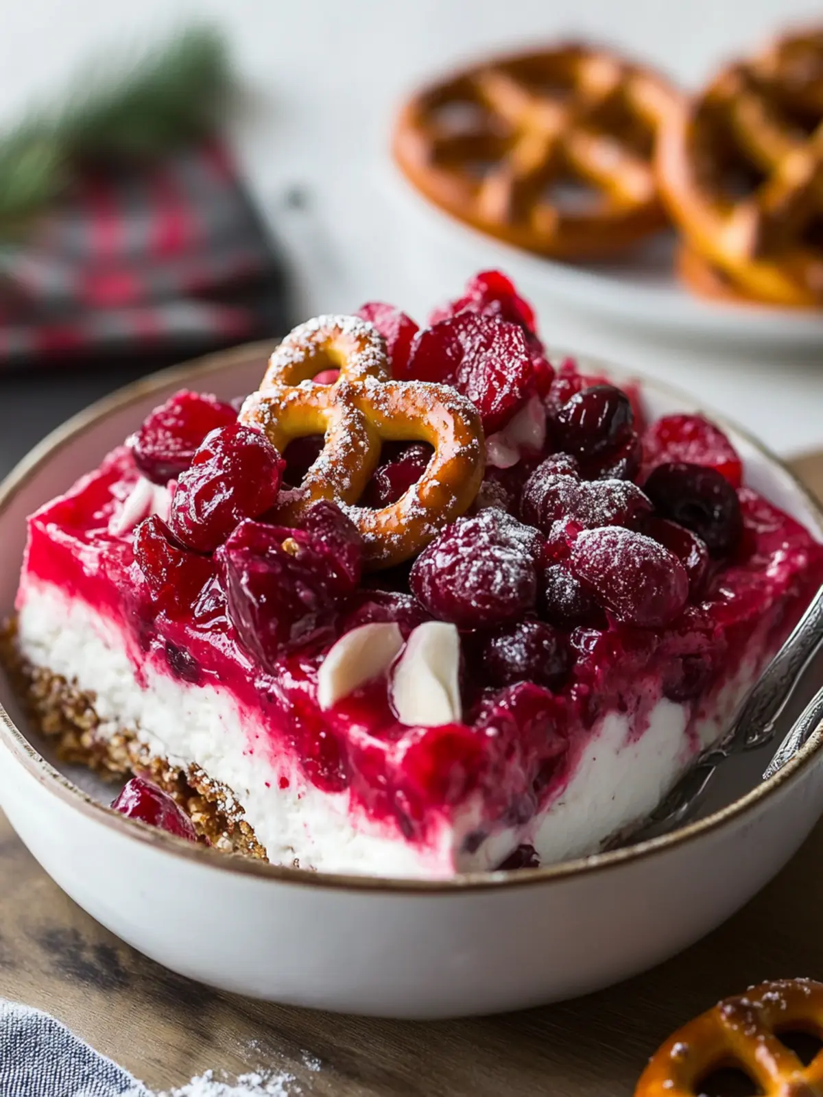Cranberry Pretzel Salad
