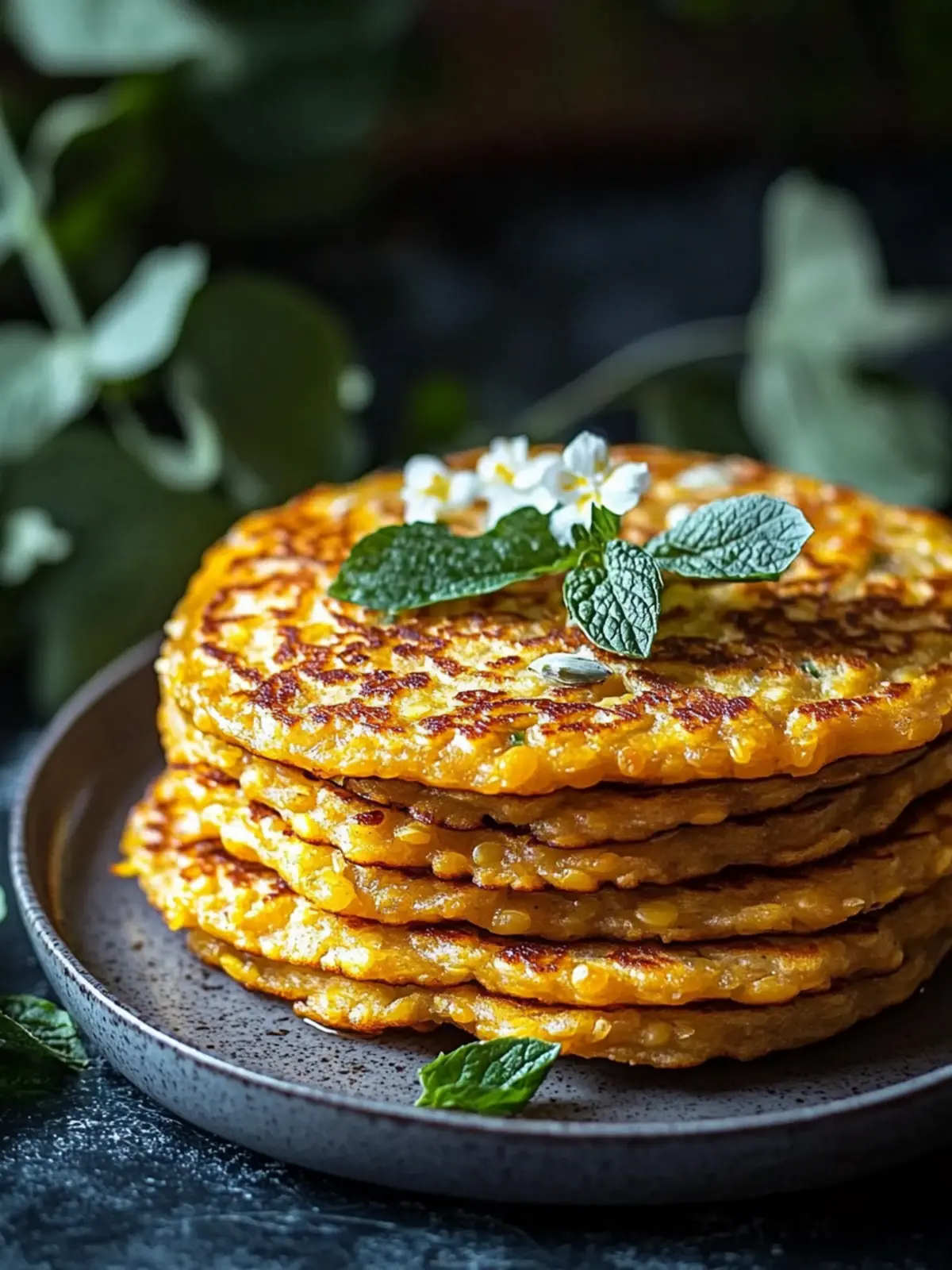 Irresistible Savory Red Lentil Pancakes