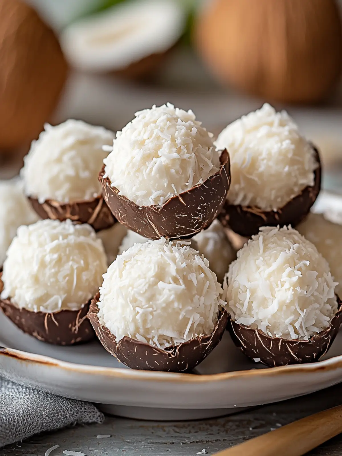 No Bake Coconut Cream Balls