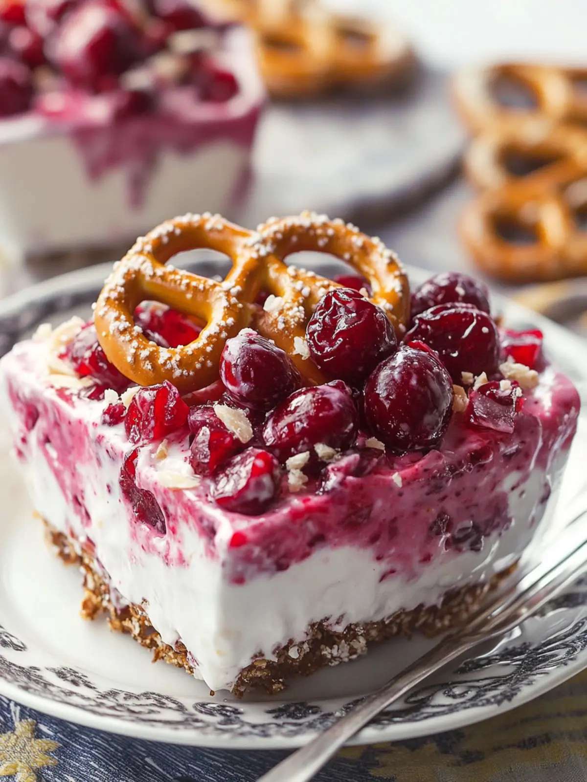Cranberry Pretzel Salad