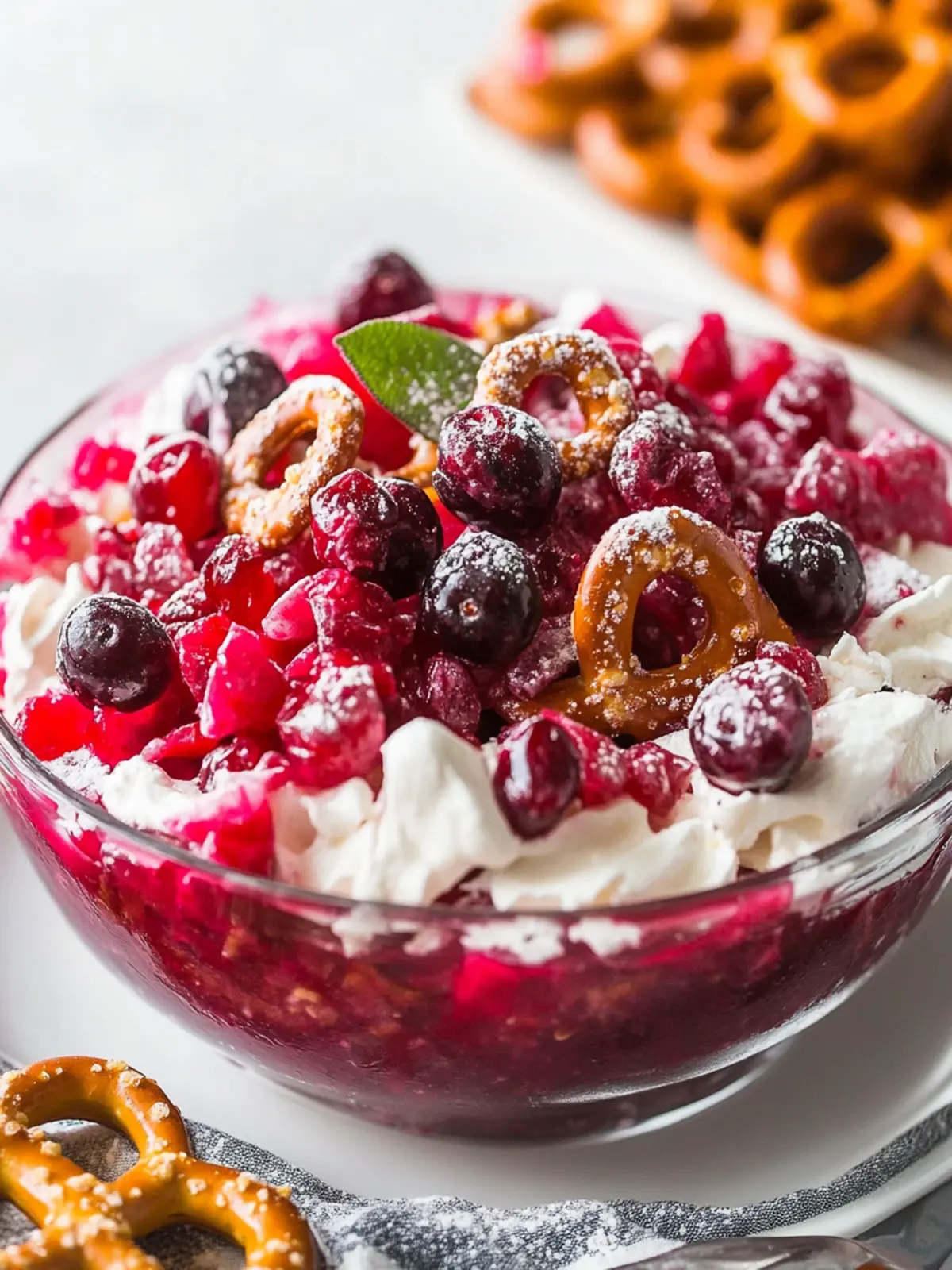Cranberry Pretzel Salad