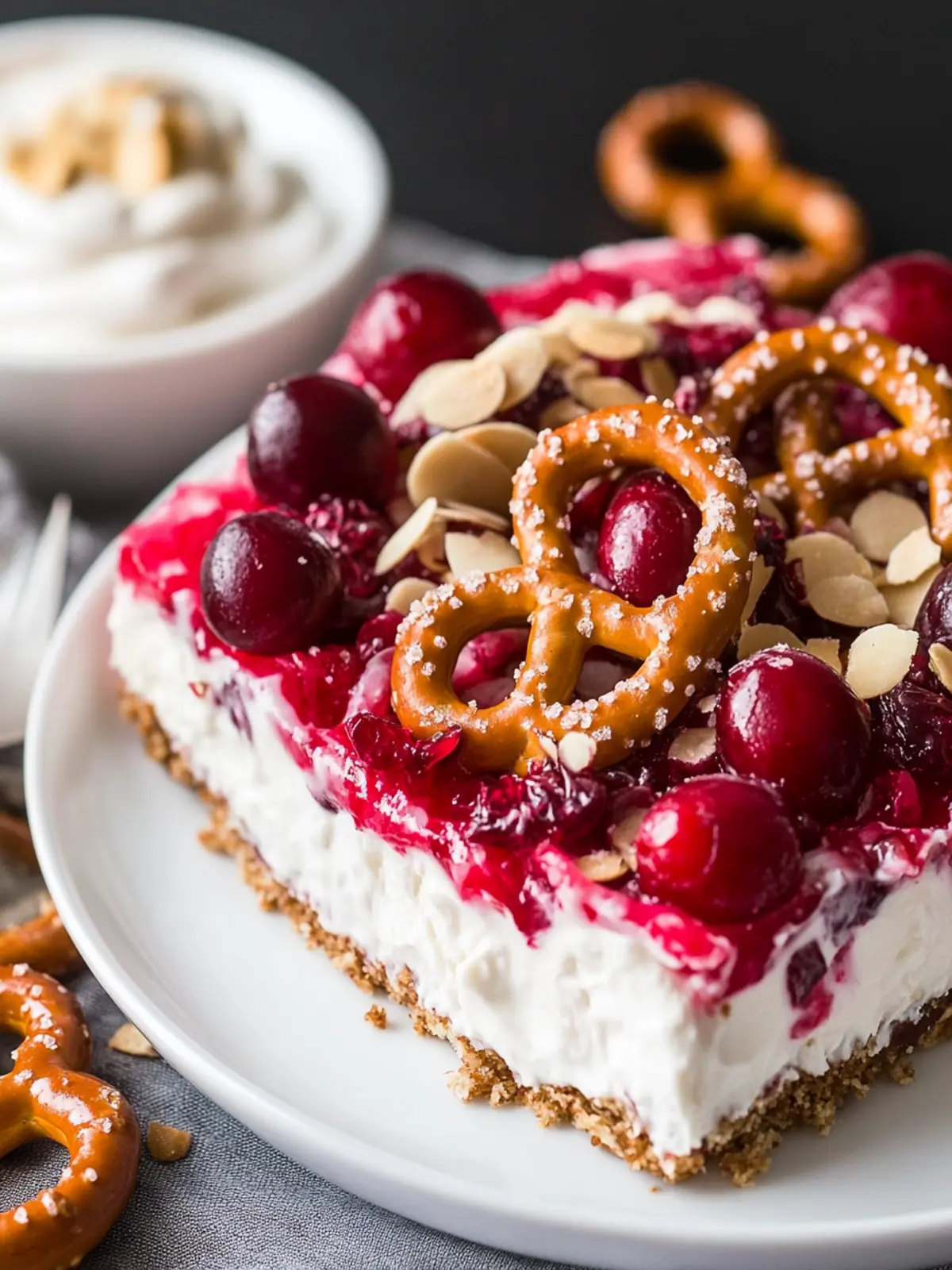 Cranberry Pretzel Salad