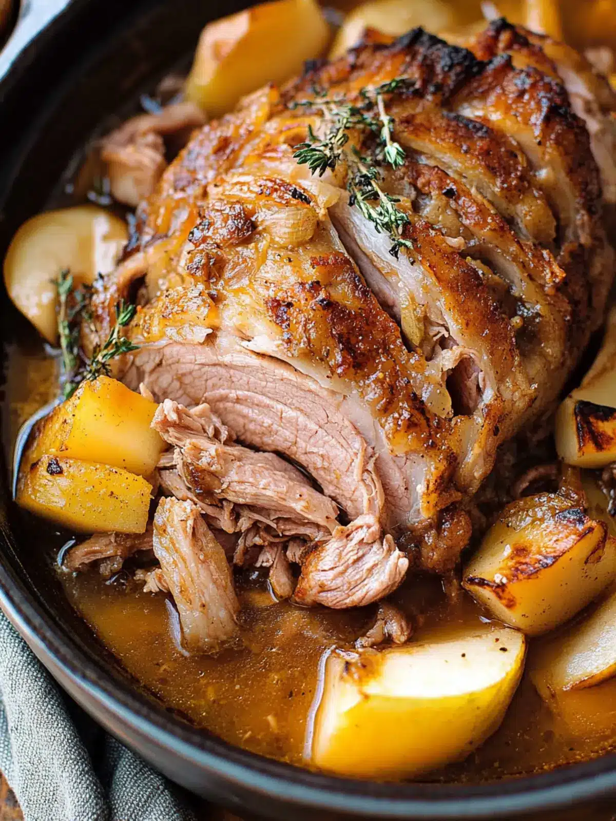 Apple Cider Braised Pork