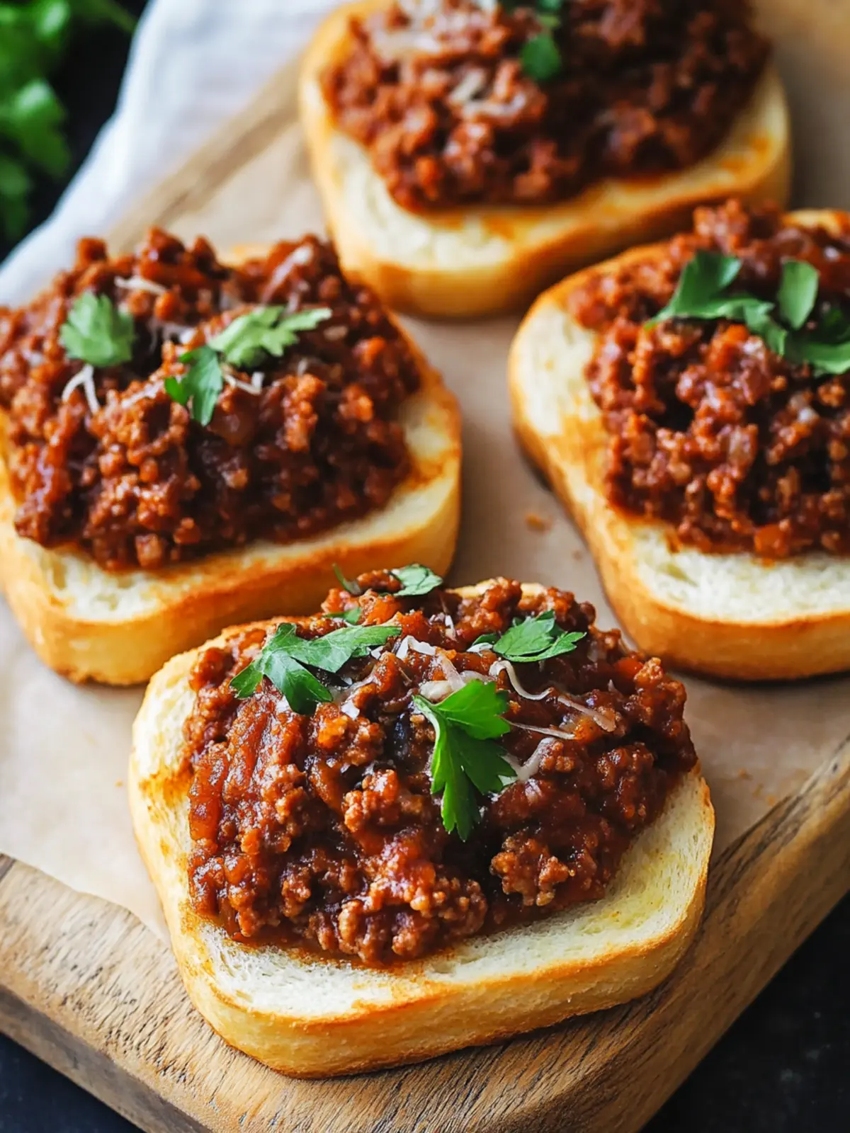 Texas Toast Sloppy Joes