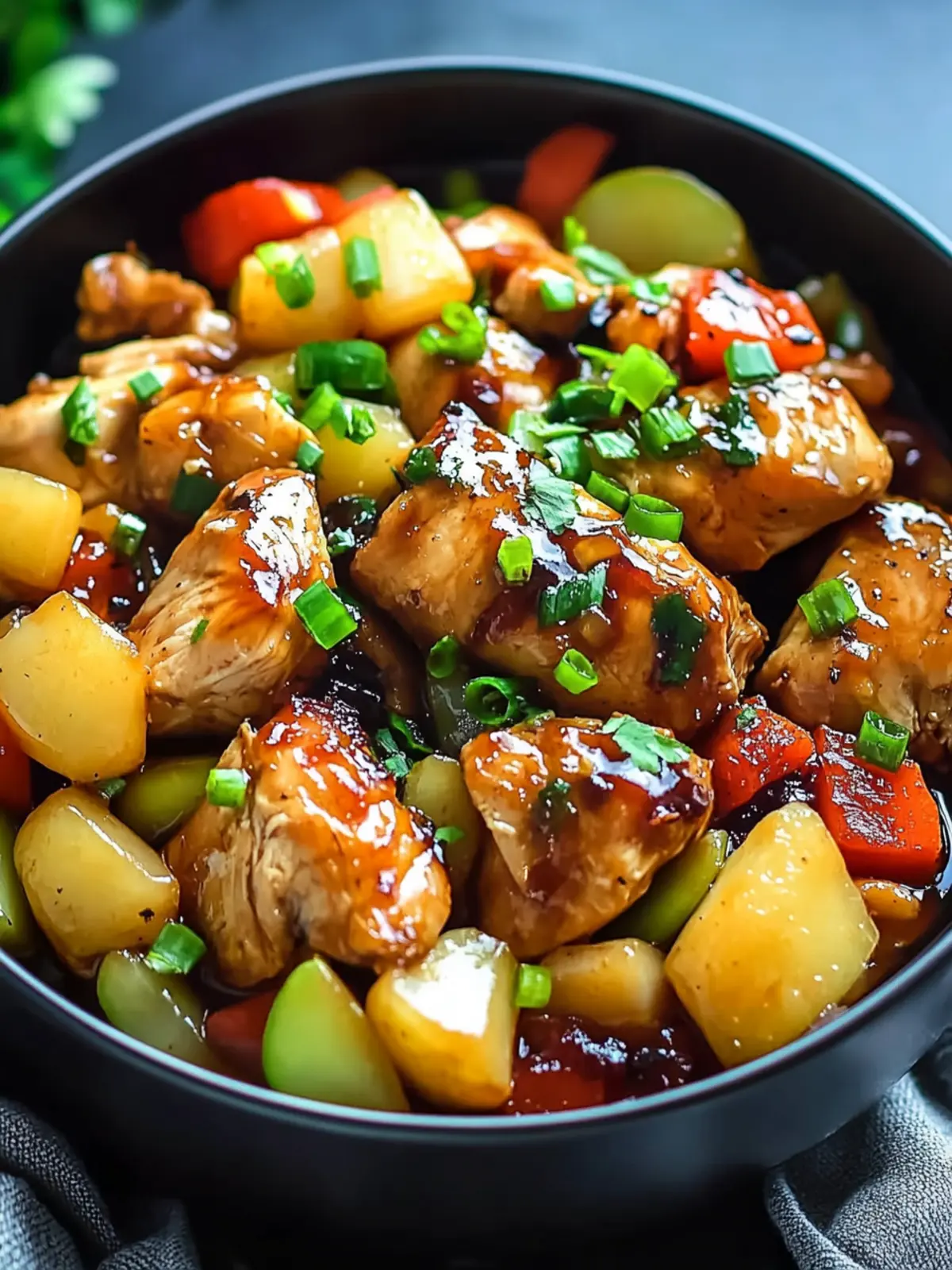 Savory Sweet Hawaiian Crockpot Chicken