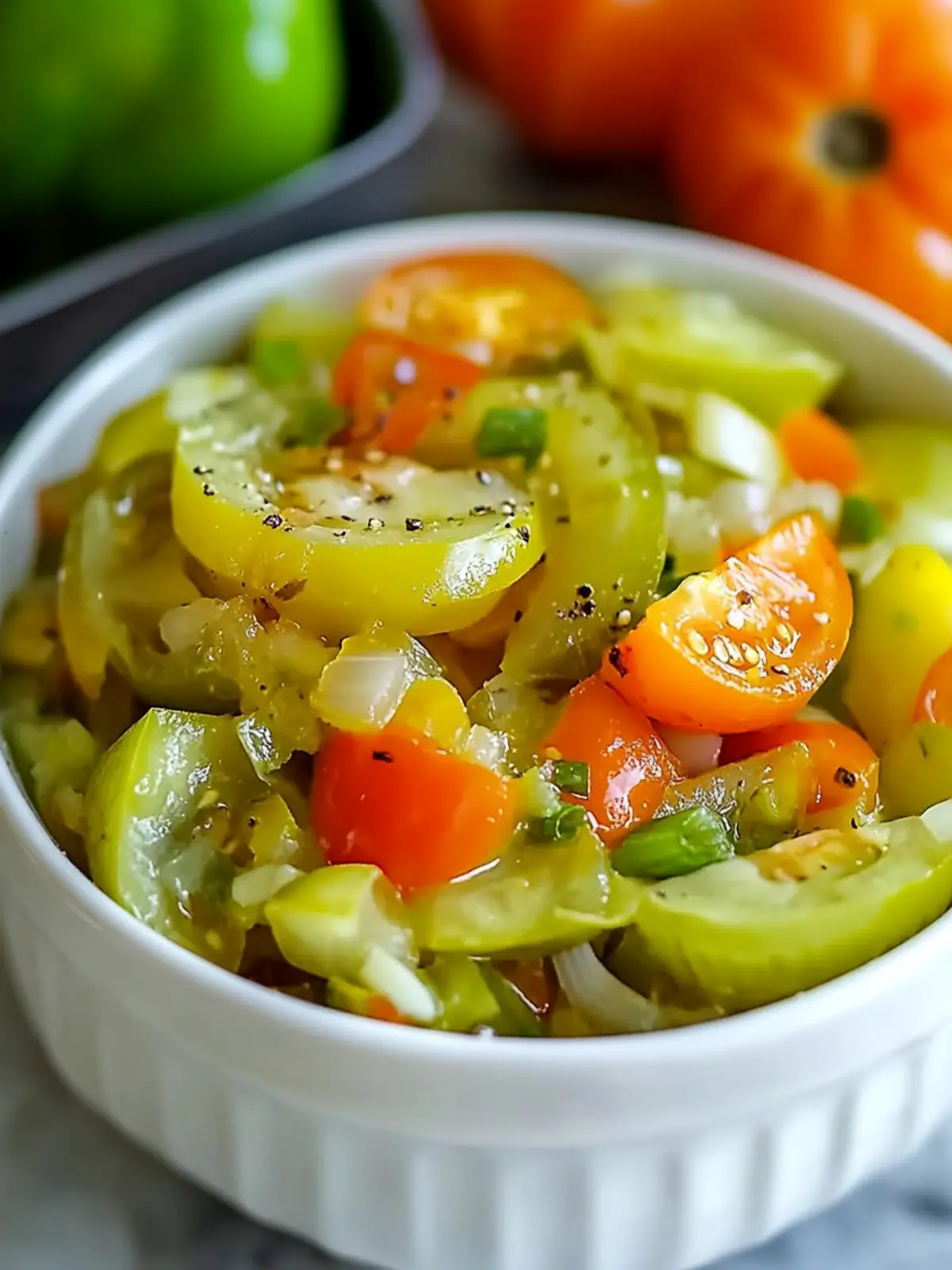 Canned Green Tomato Salad