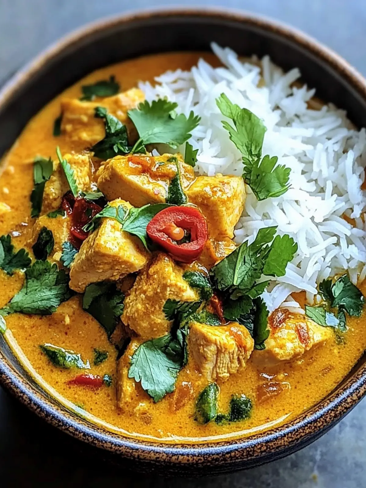 Crockpot Coconut Chicken Curry