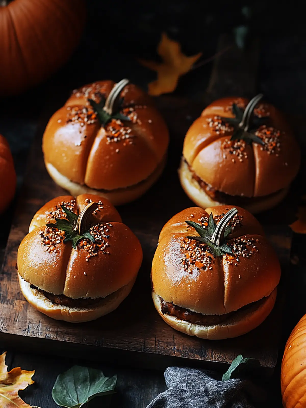 Pumpkin Shaped Sliders