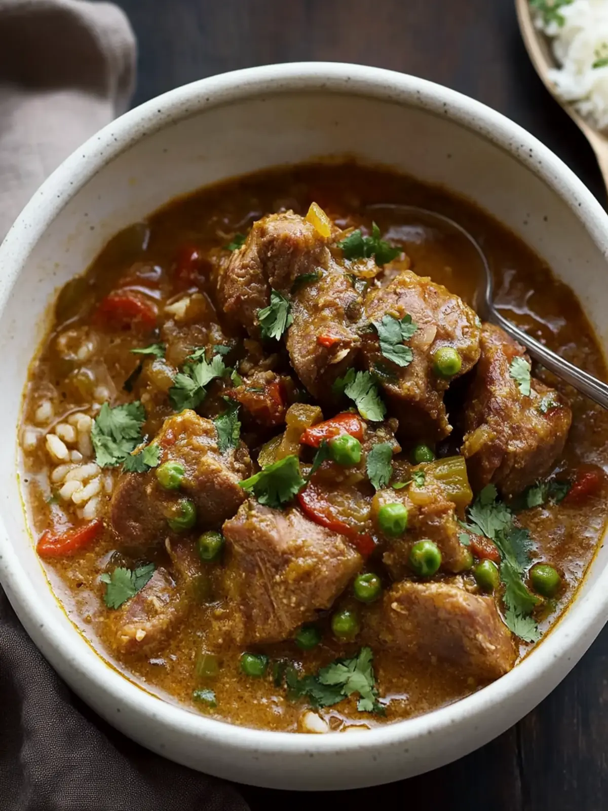 Slow Cooker Coconut Pork Curry