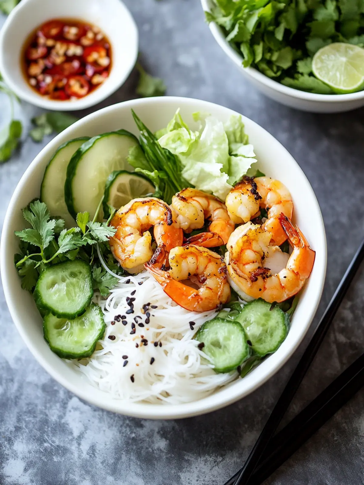 Shrimp Bún chả