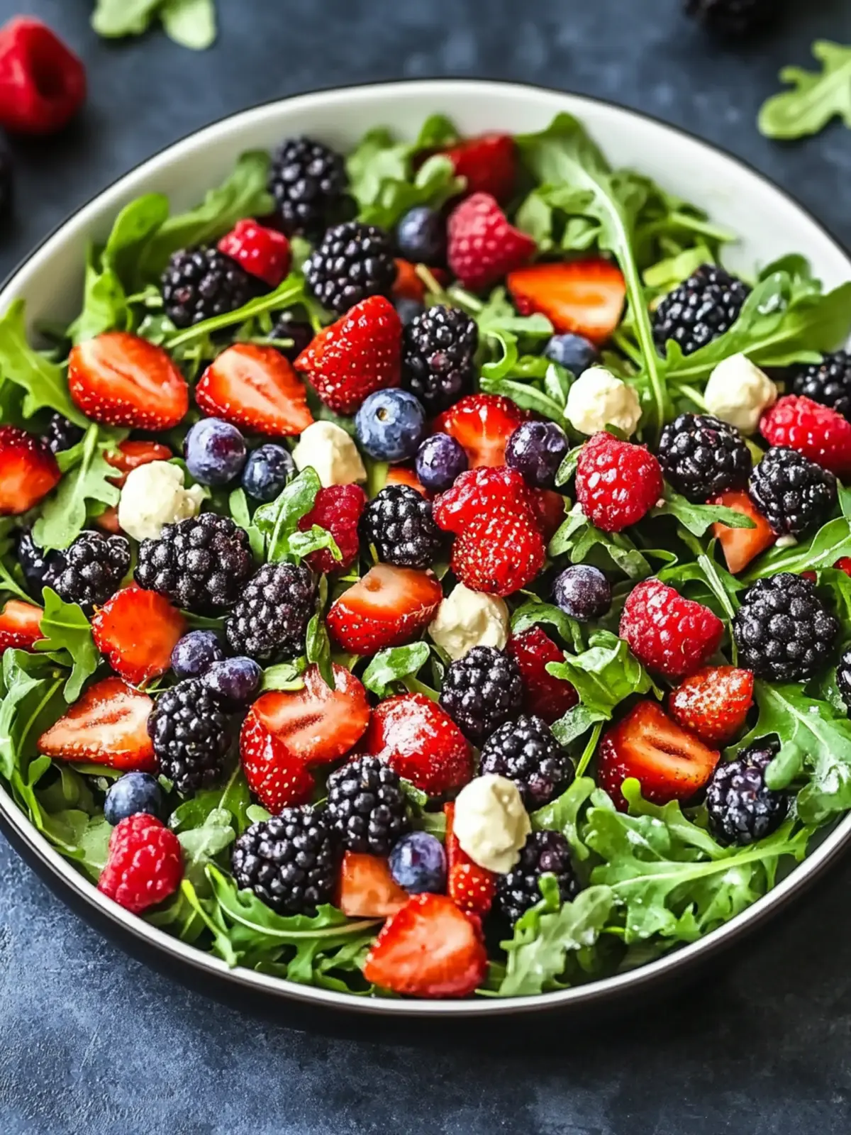 Arugula Salad with Berries