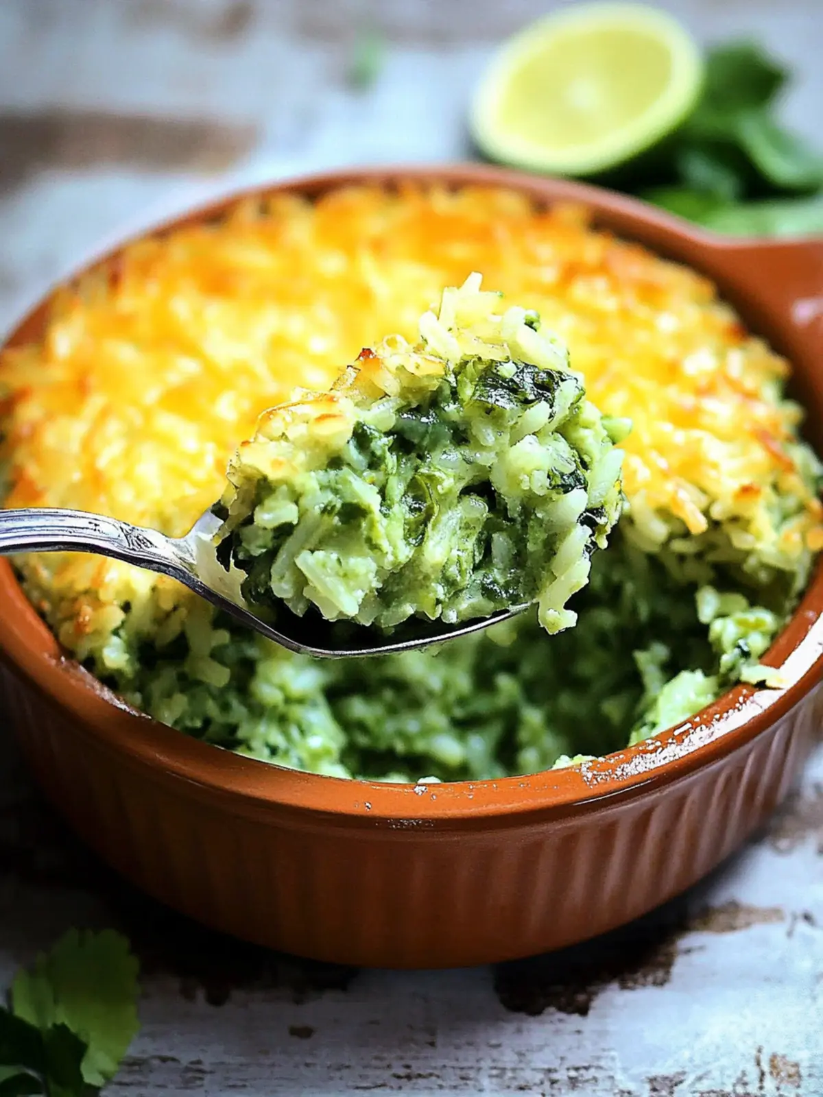 Green Rice Casserole