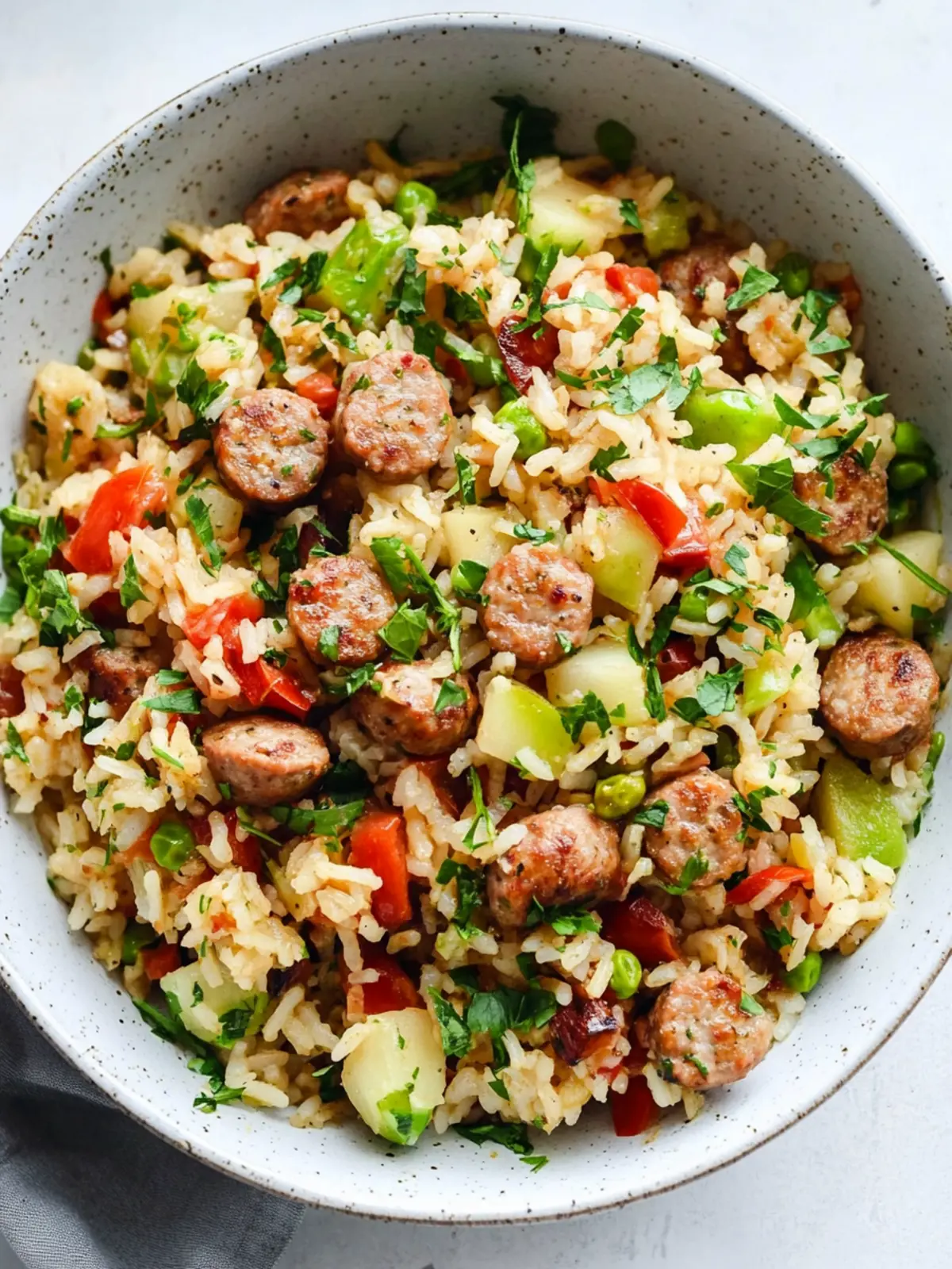Rice and Sausage