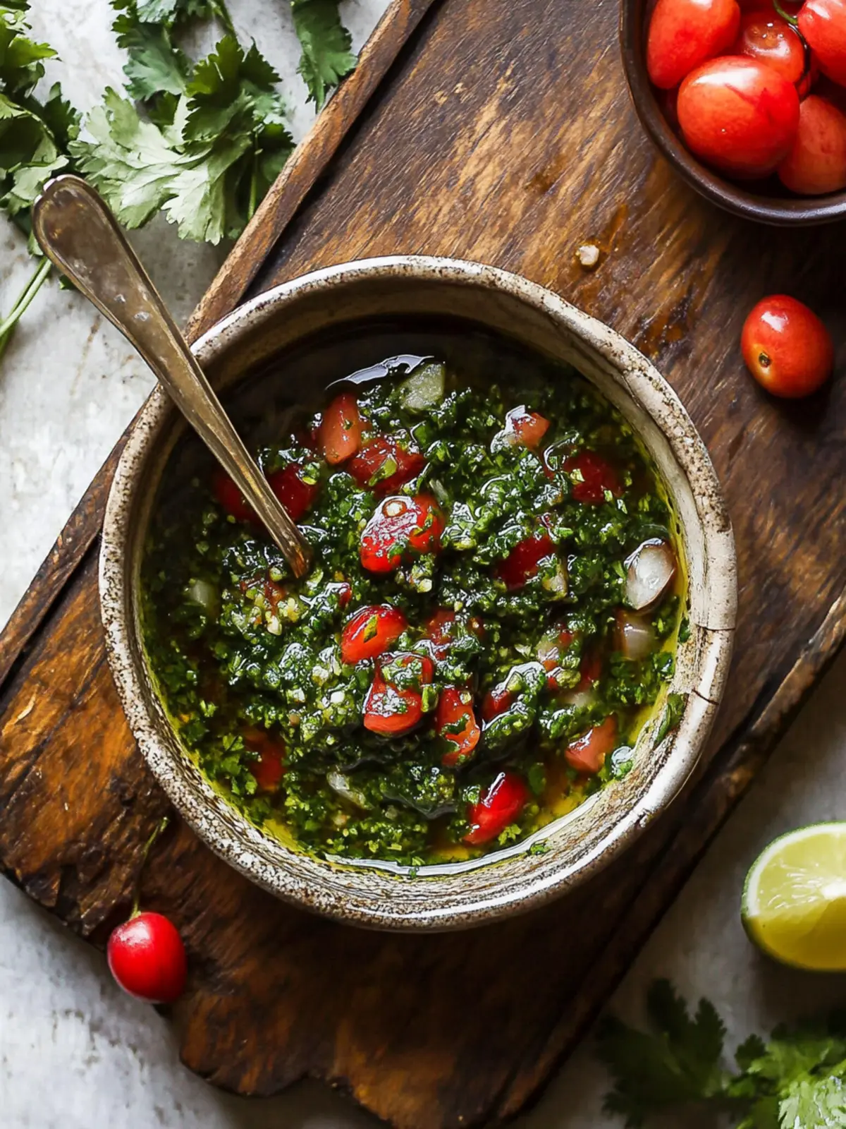 Cherry Chimichurri Sauce