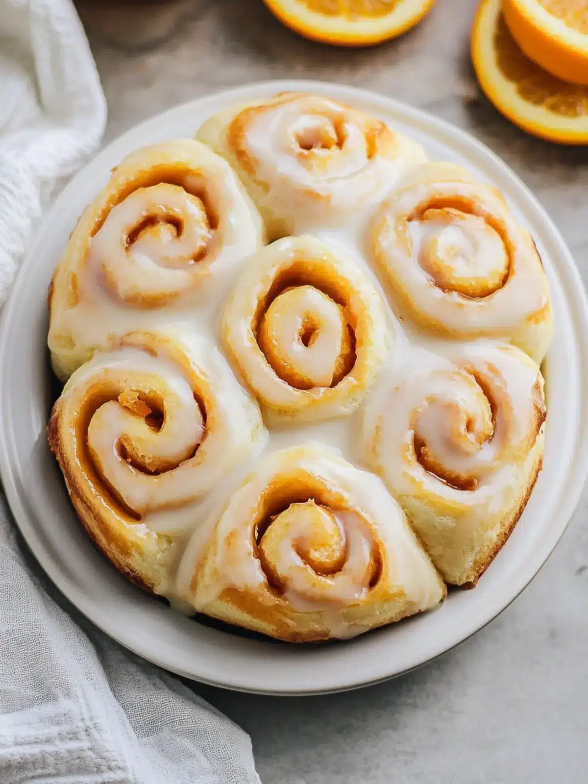 Glazed Orange Rolls