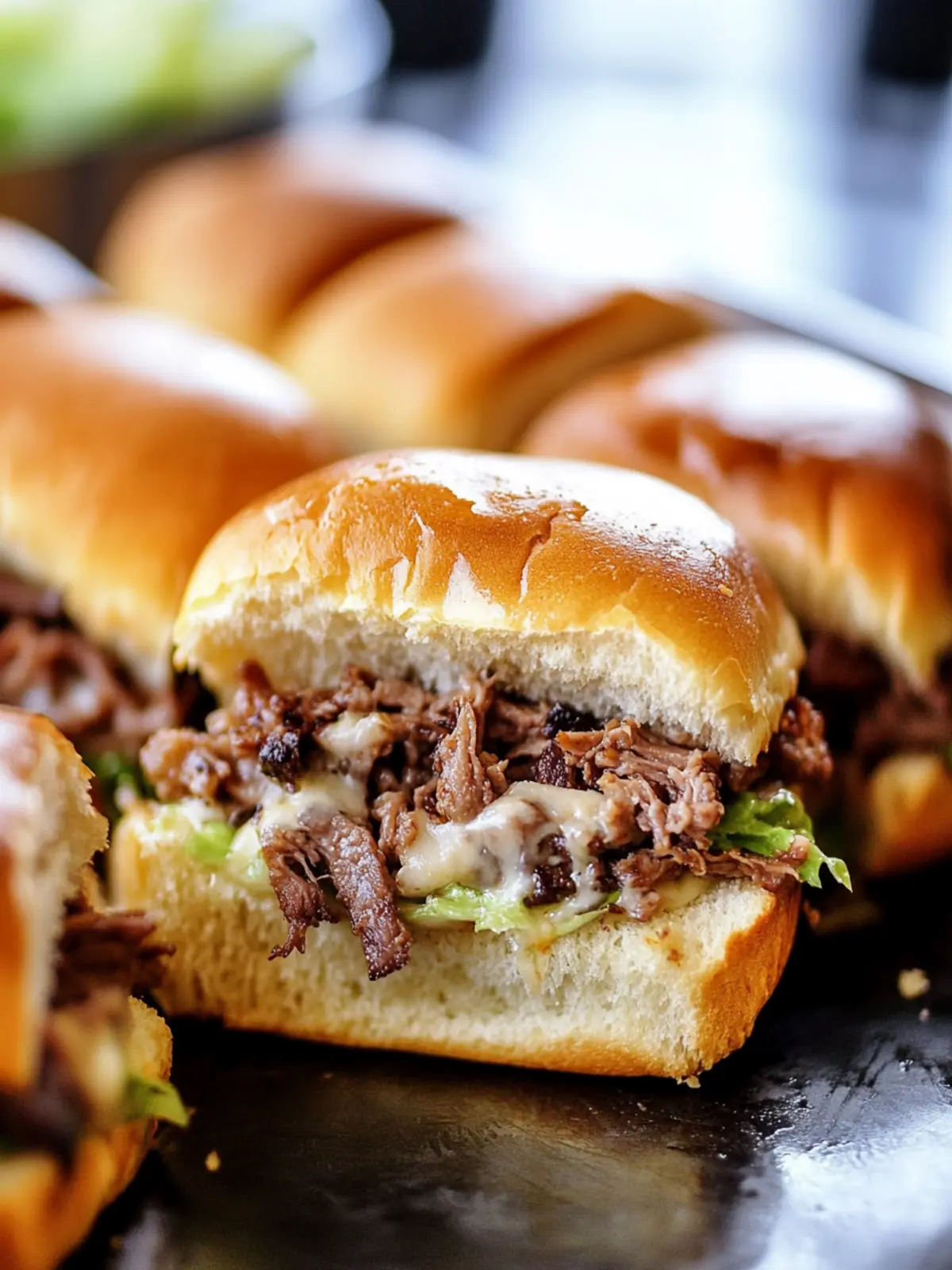 Cheesesteak Sliders