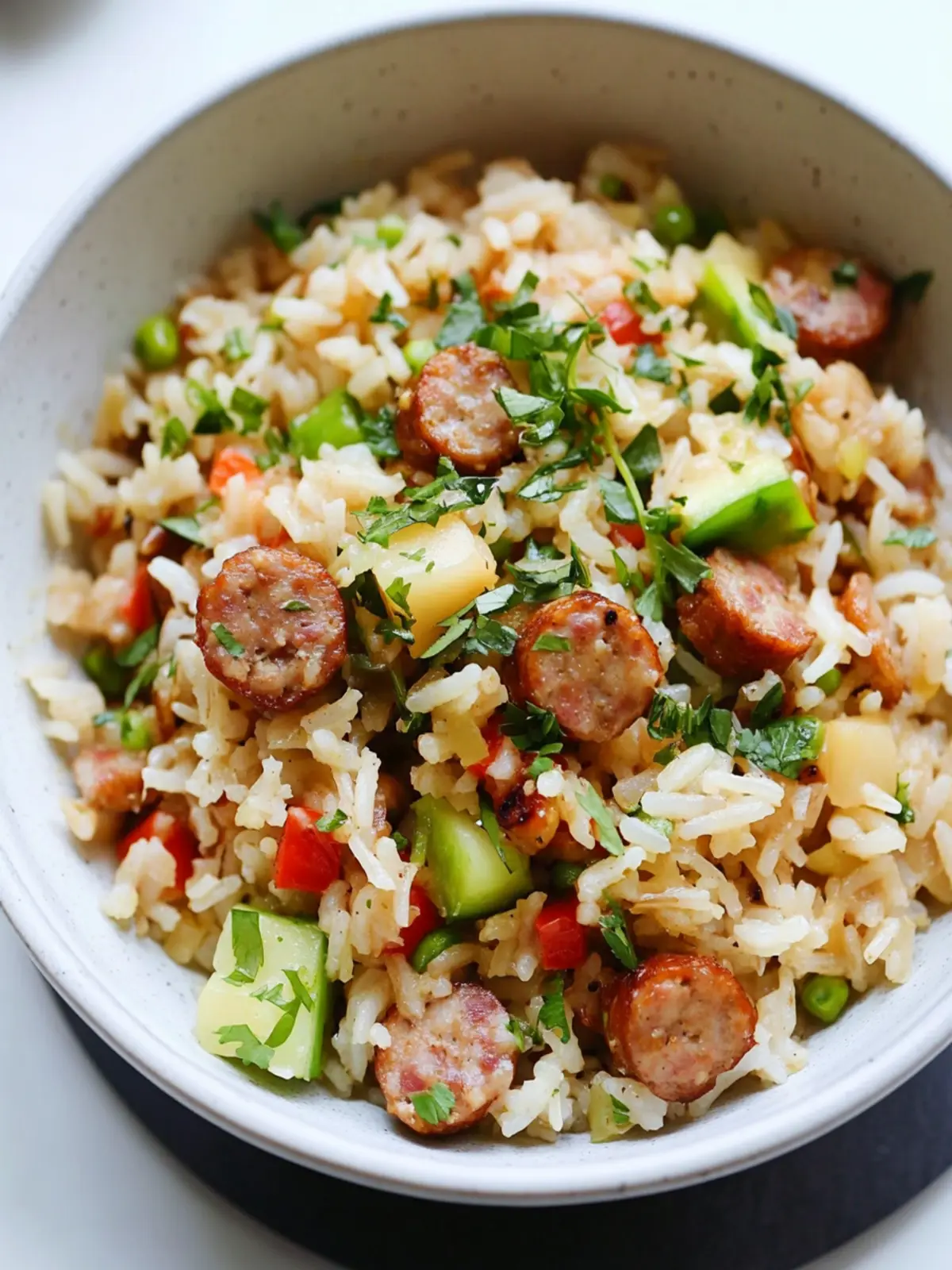 Rice and Sausage