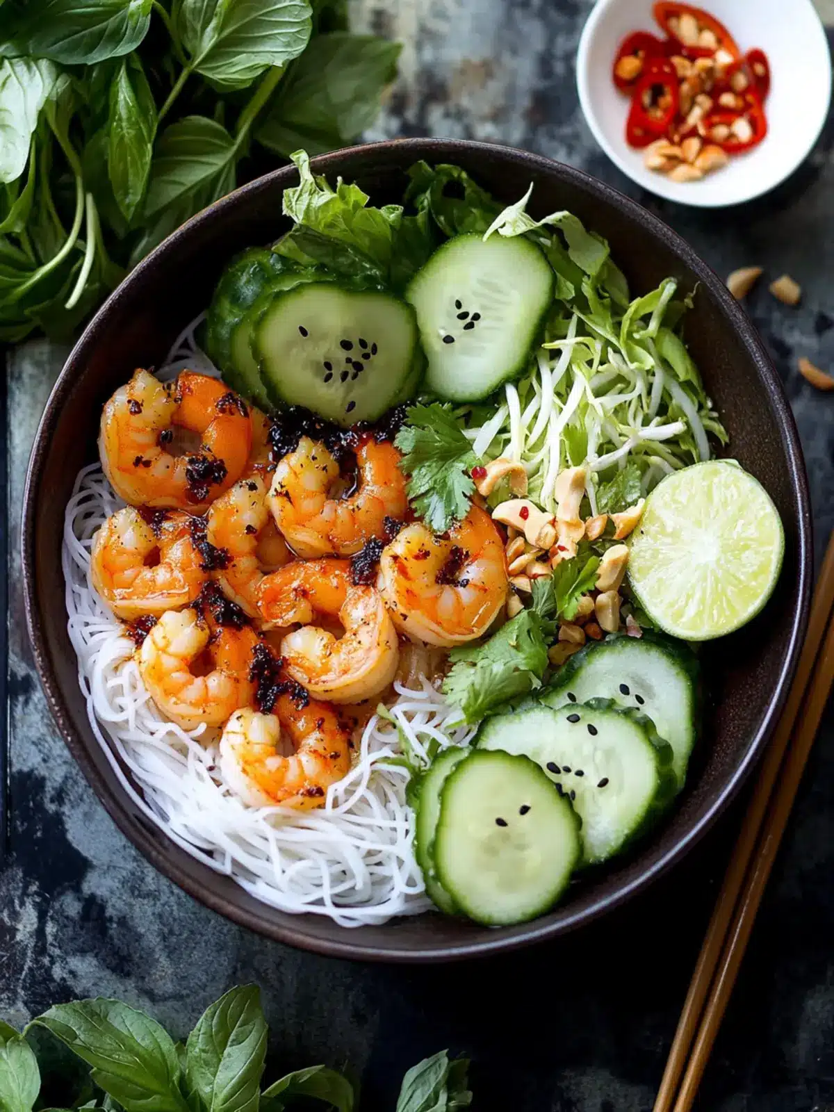 Shrimp Bún chả