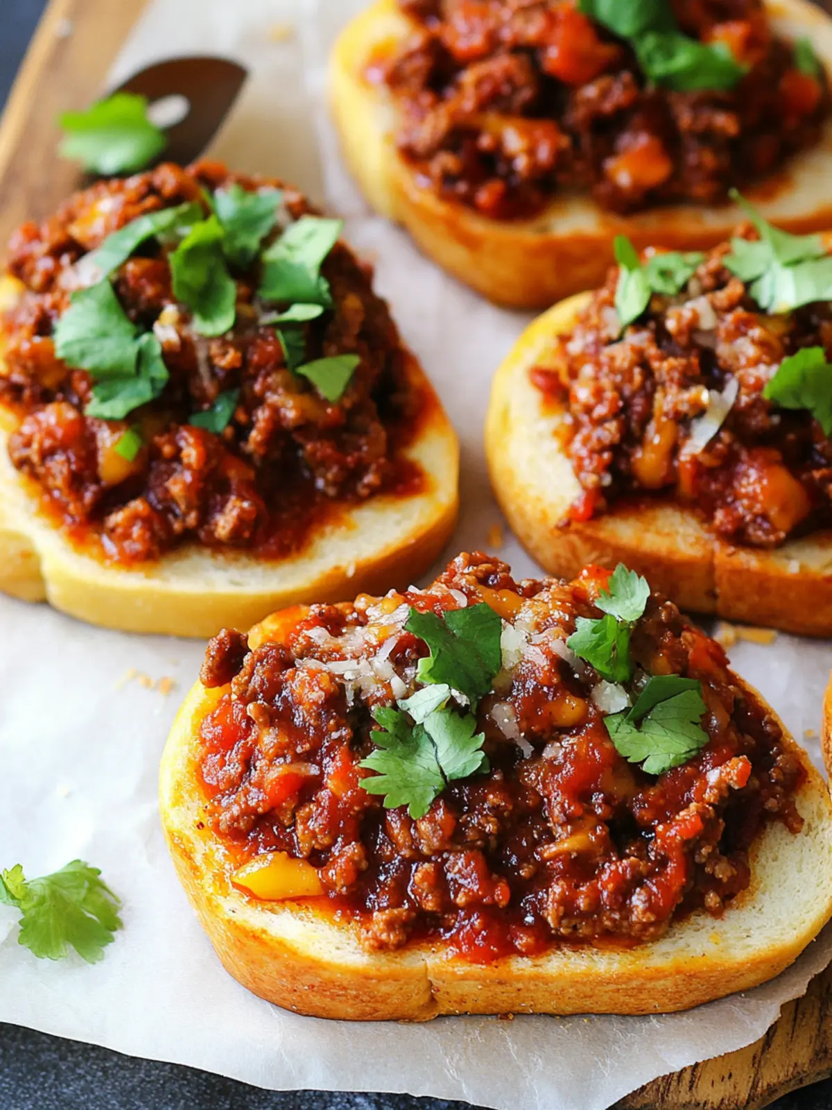 Texas Toast Sloppy Joes