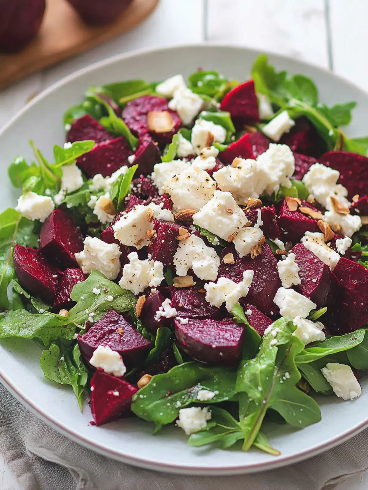 Beet and feta salad