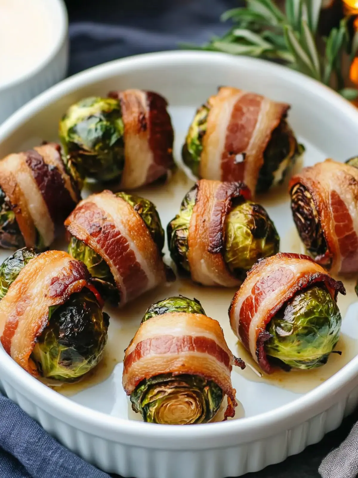 Bacon Wrapped Brussels Sprouts