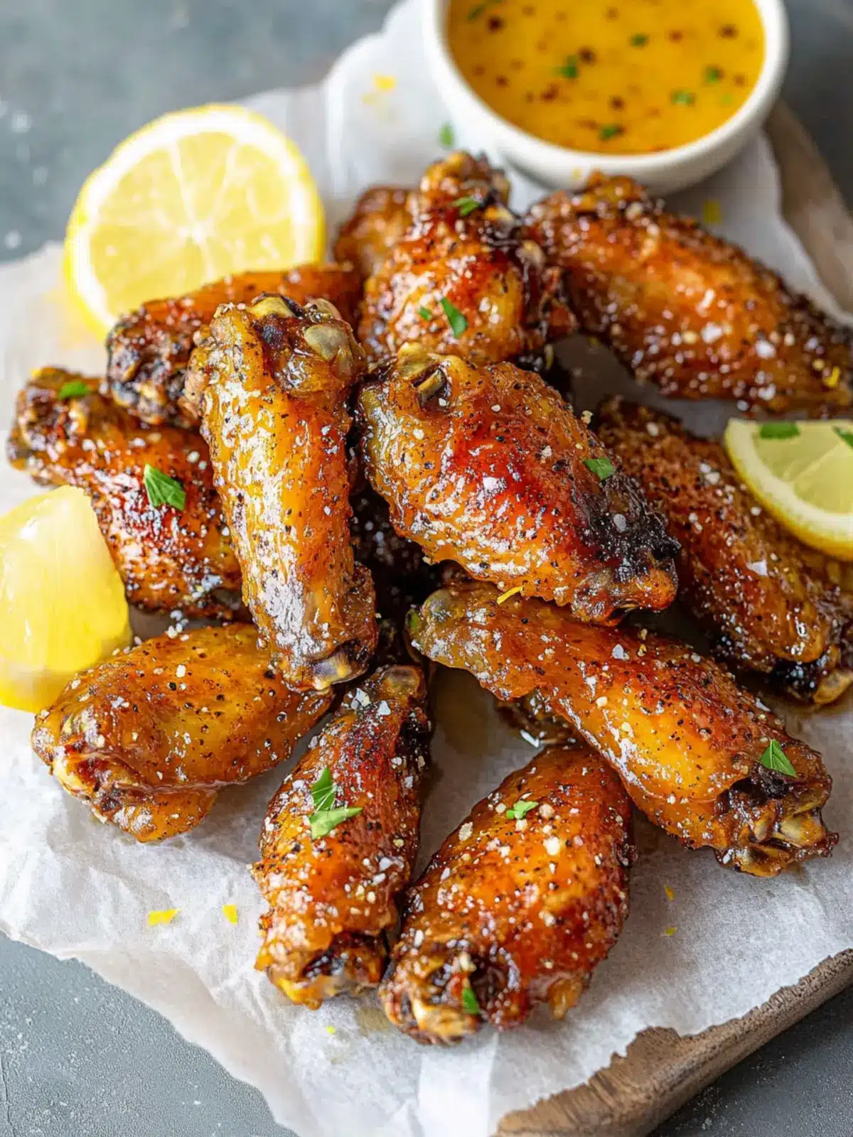 Honey Lemon Pepper Wings