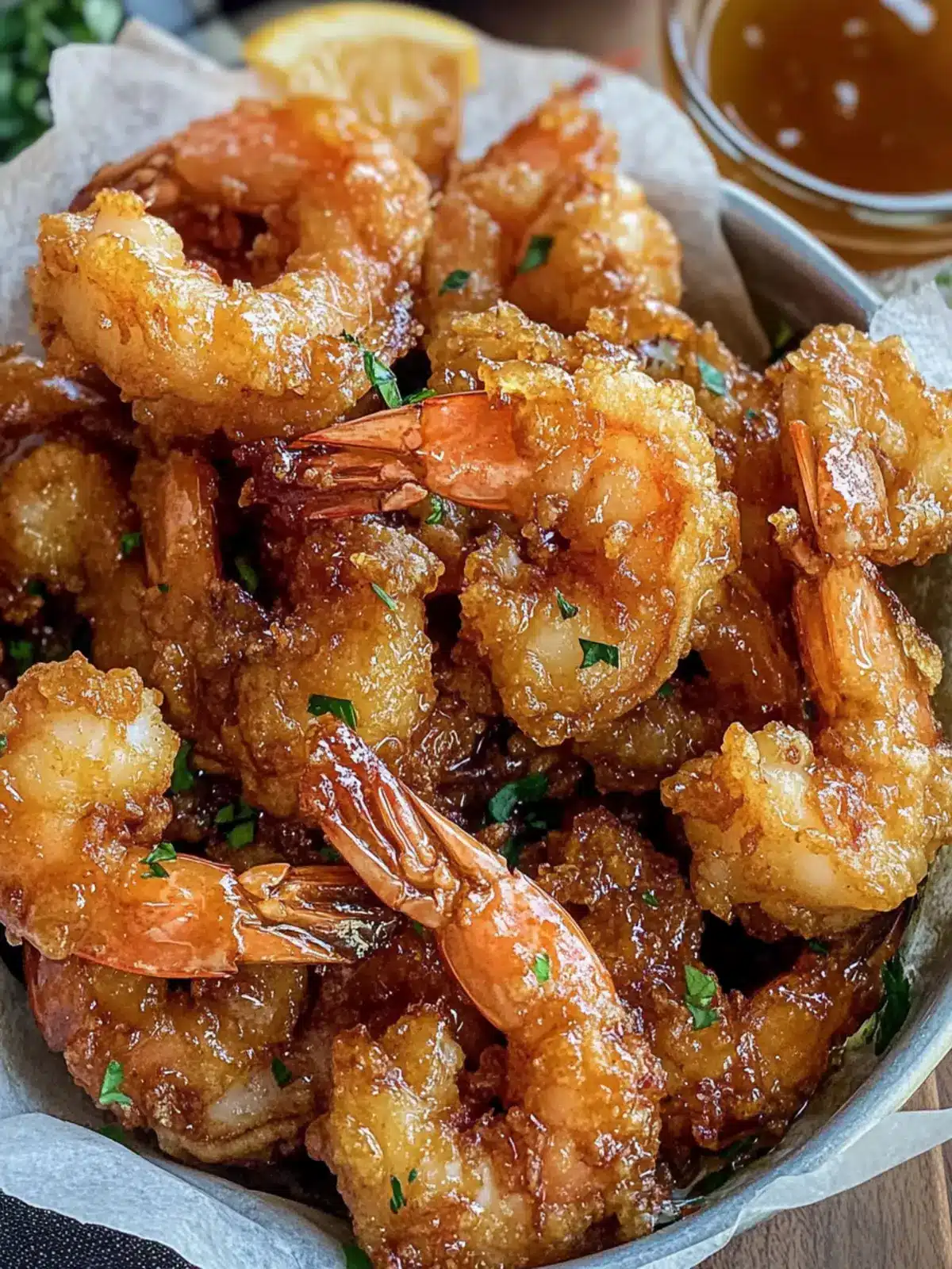 Hot Honey Fried Shrimp