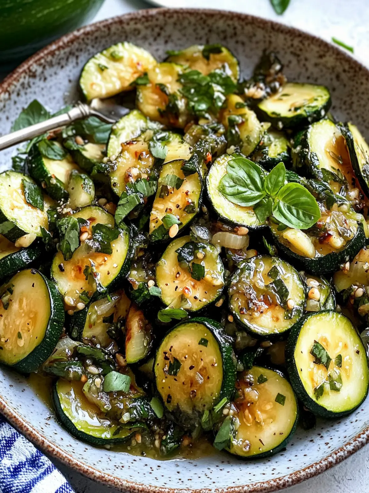 Garlic Herb Sautéed Zucchini