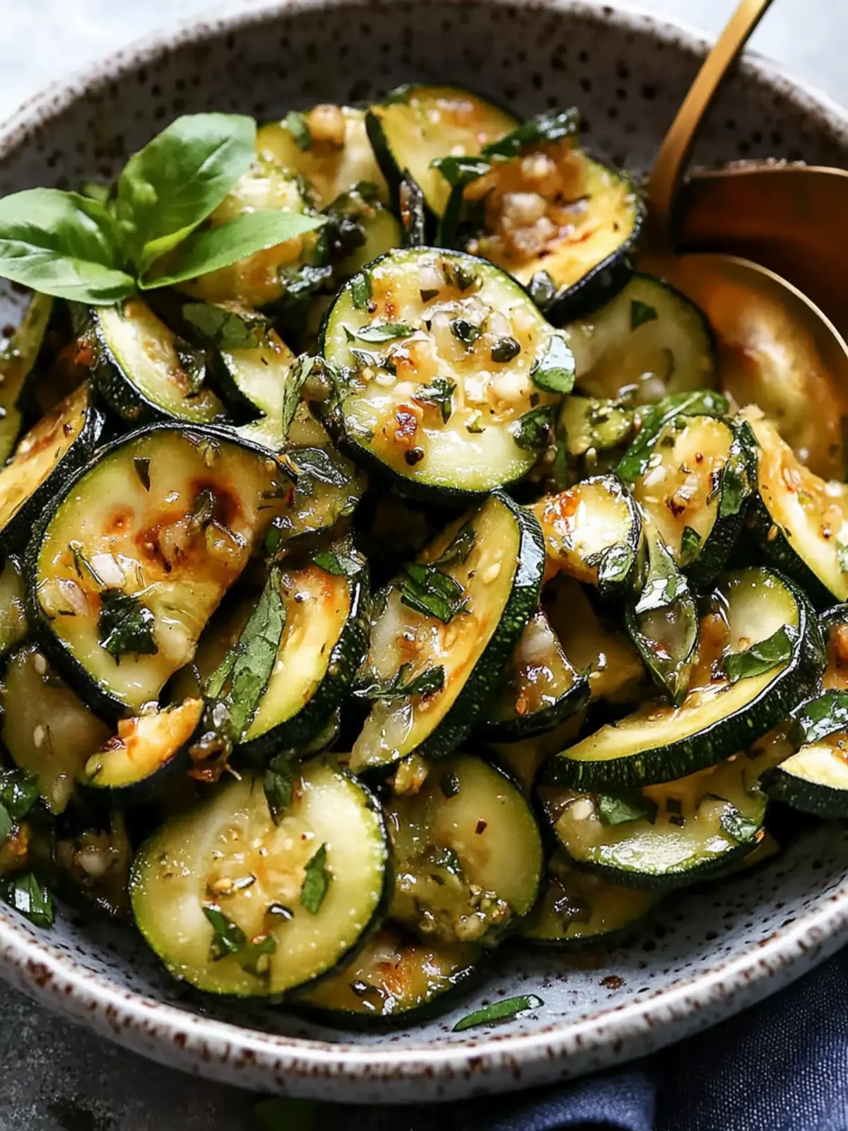 Garlic Herb Sautéed Zucchini