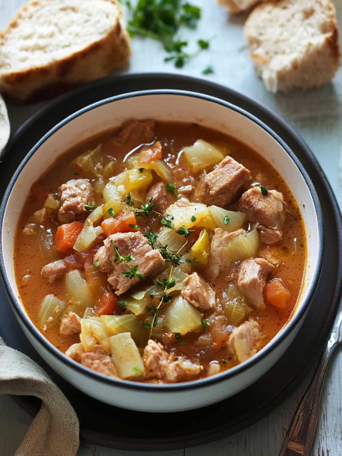 Pork and Cabbage Stew