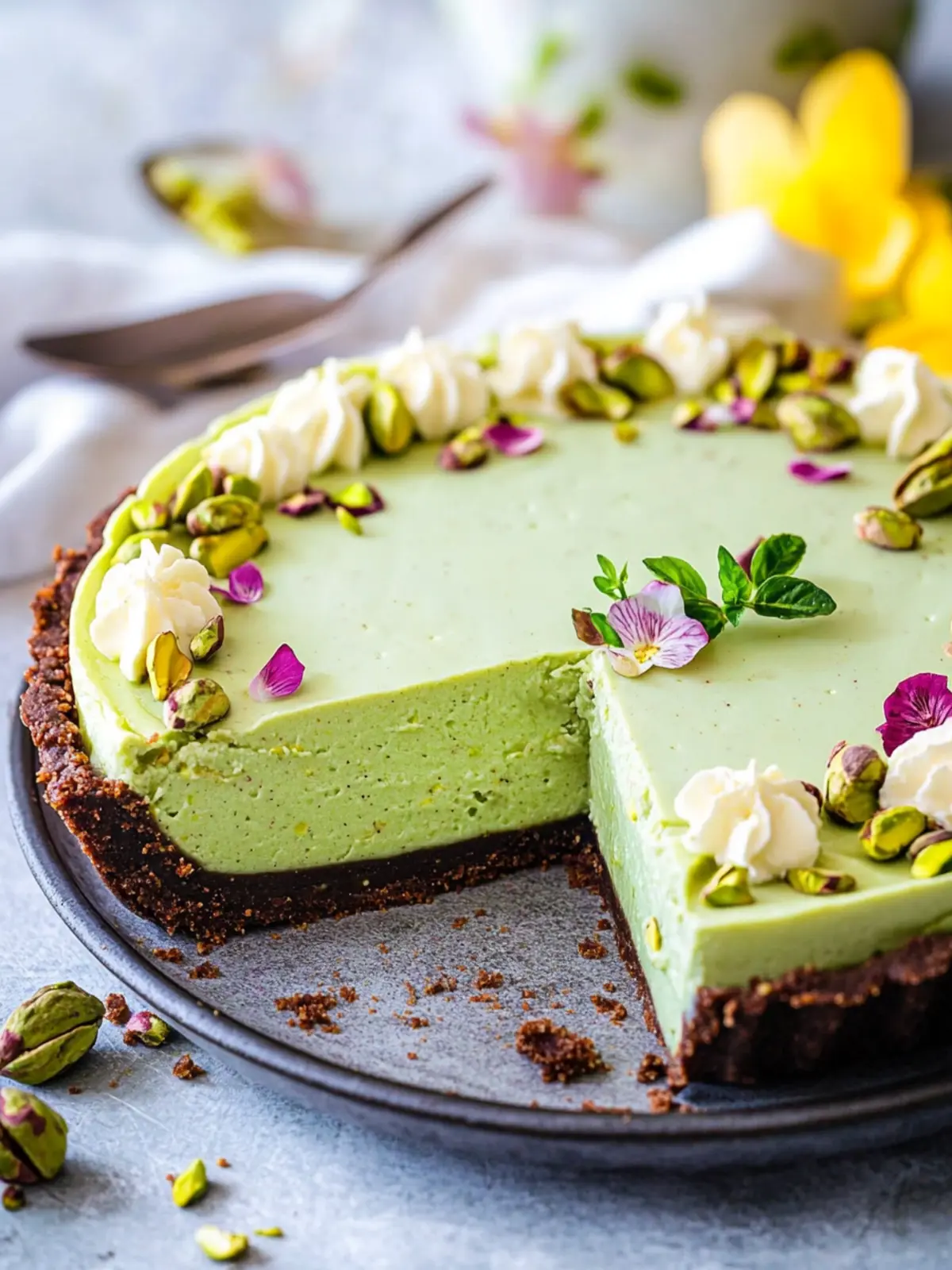 No-Bake Pistachio Pie