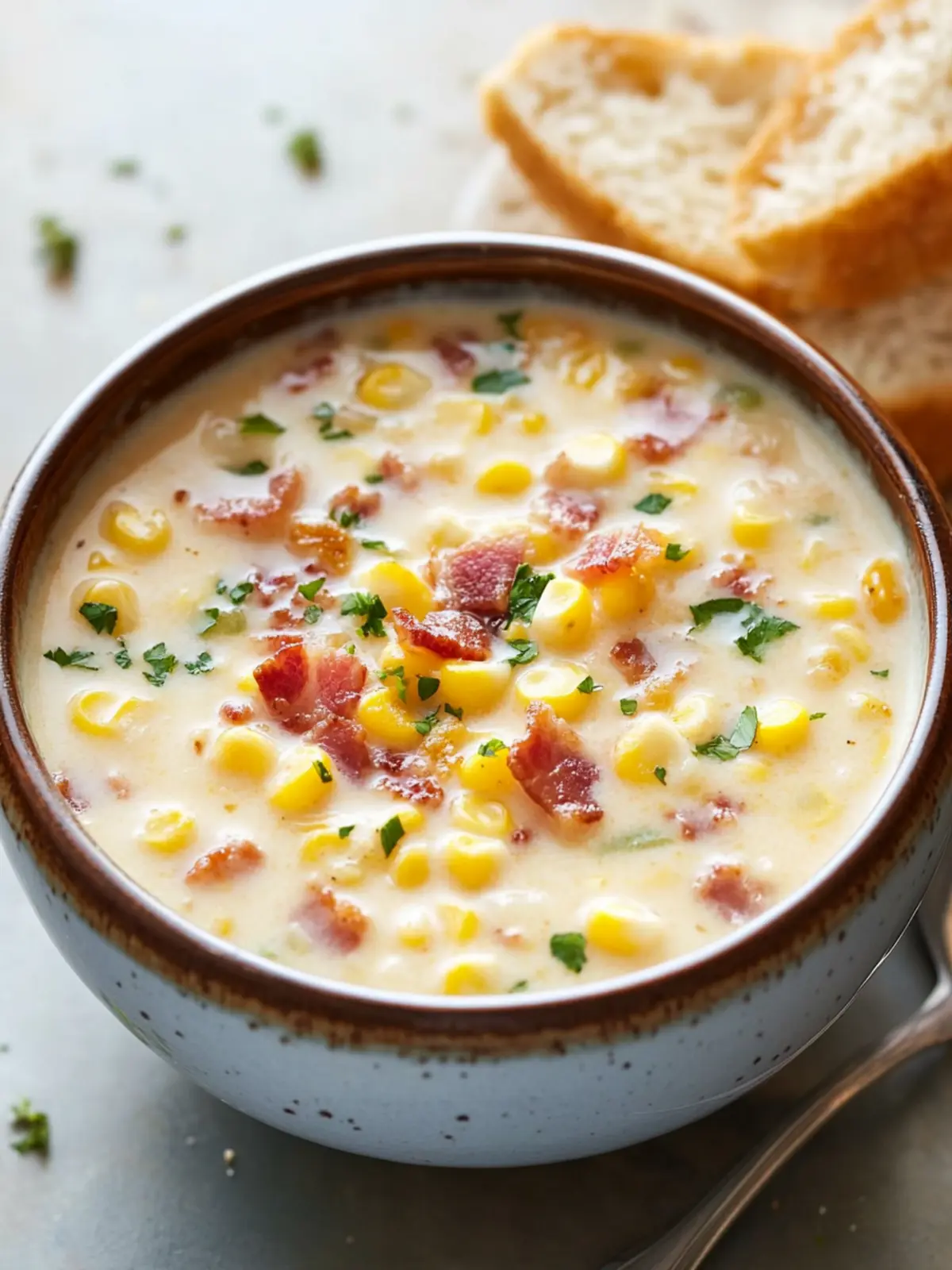 Slow-Cooker Bacon Corn Chowder
