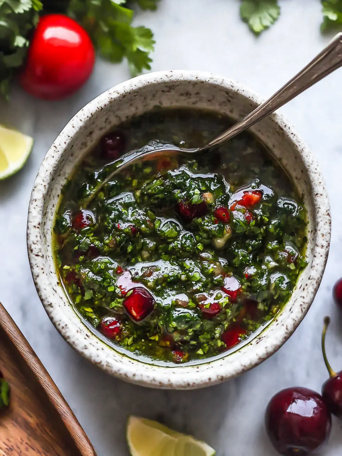 Cherry Chimichurri Sauce