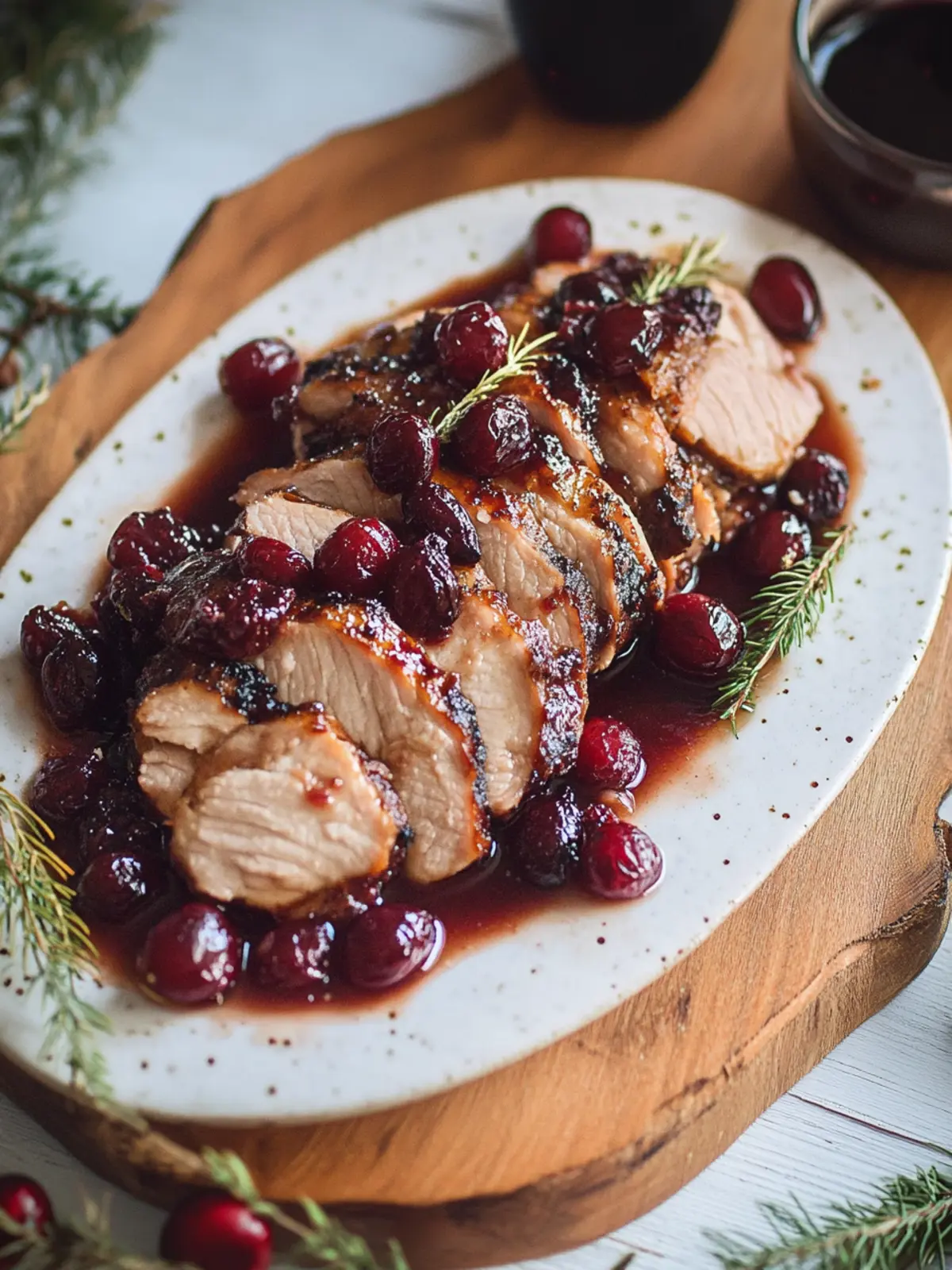 Cranberry Pork