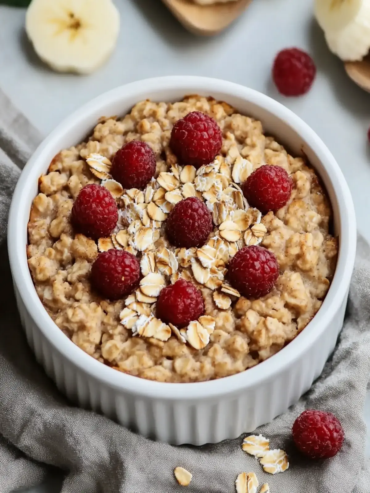 Baked Oats Without Banana