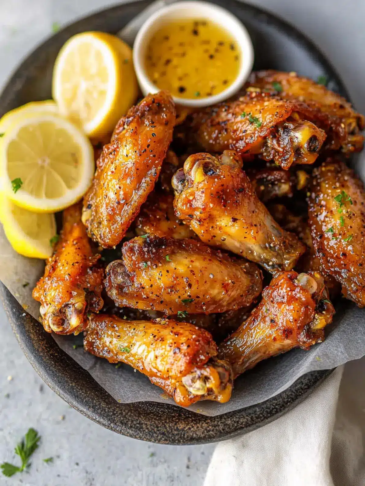 Honey Lemon Pepper Wings