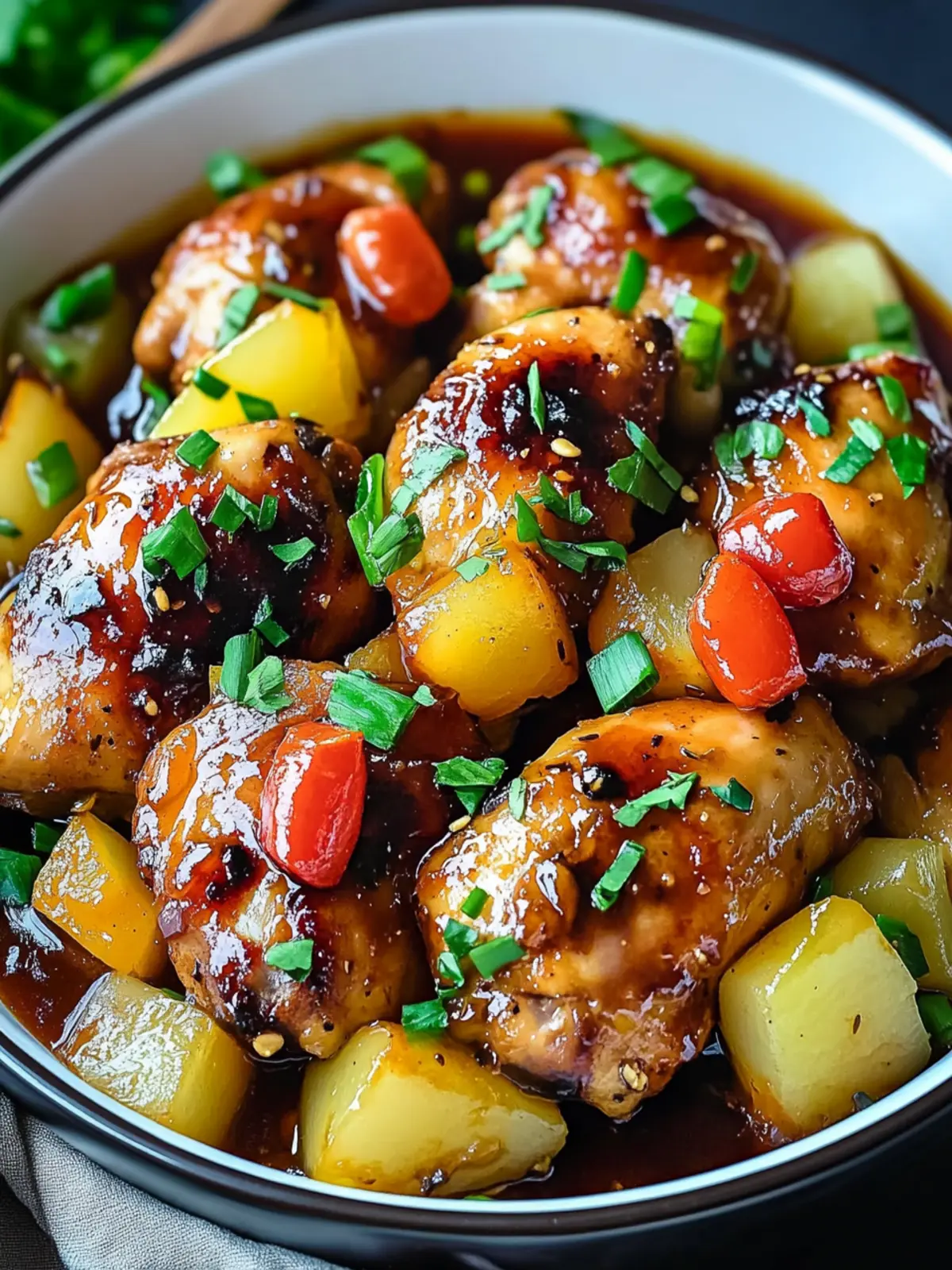 Savory Sweet Hawaiian Crockpot Chicken