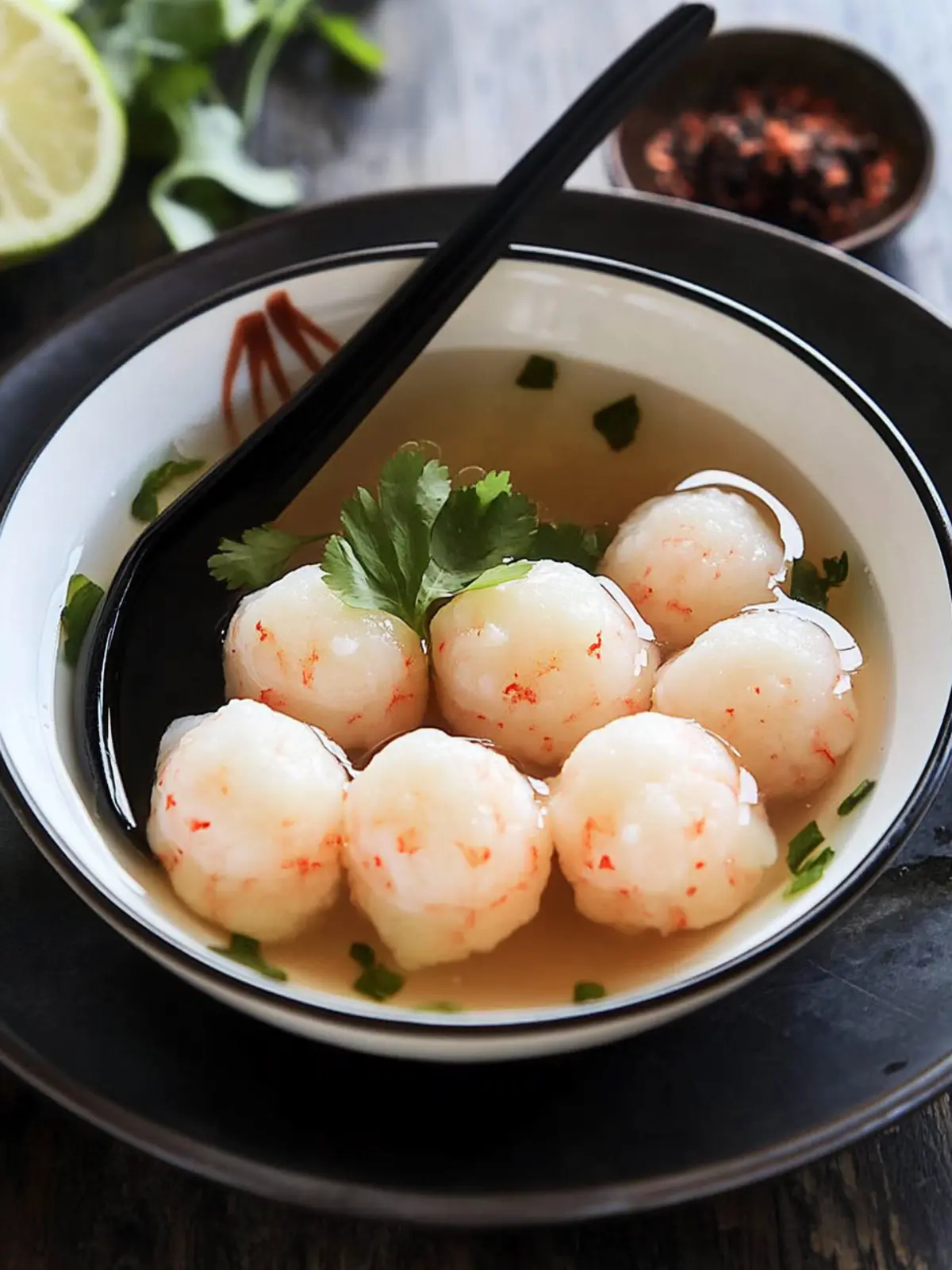 Shrimp Balls in Clear Soup