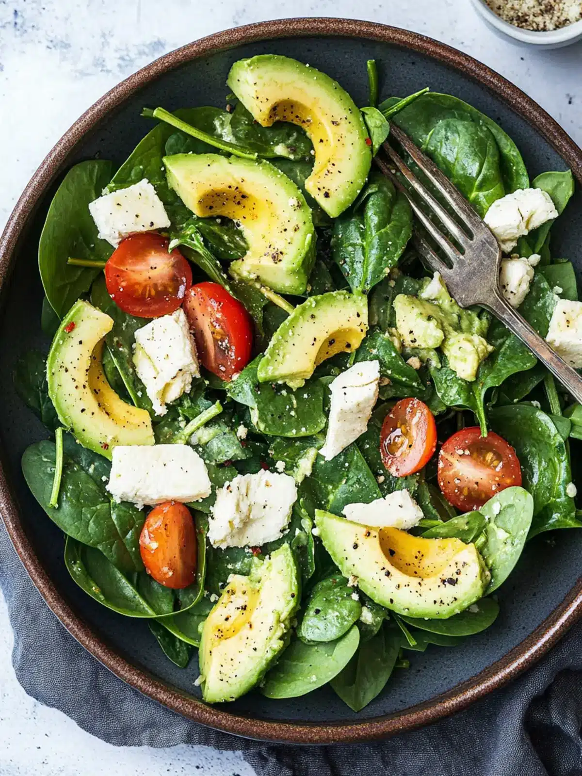 Spinach Avocado Salad