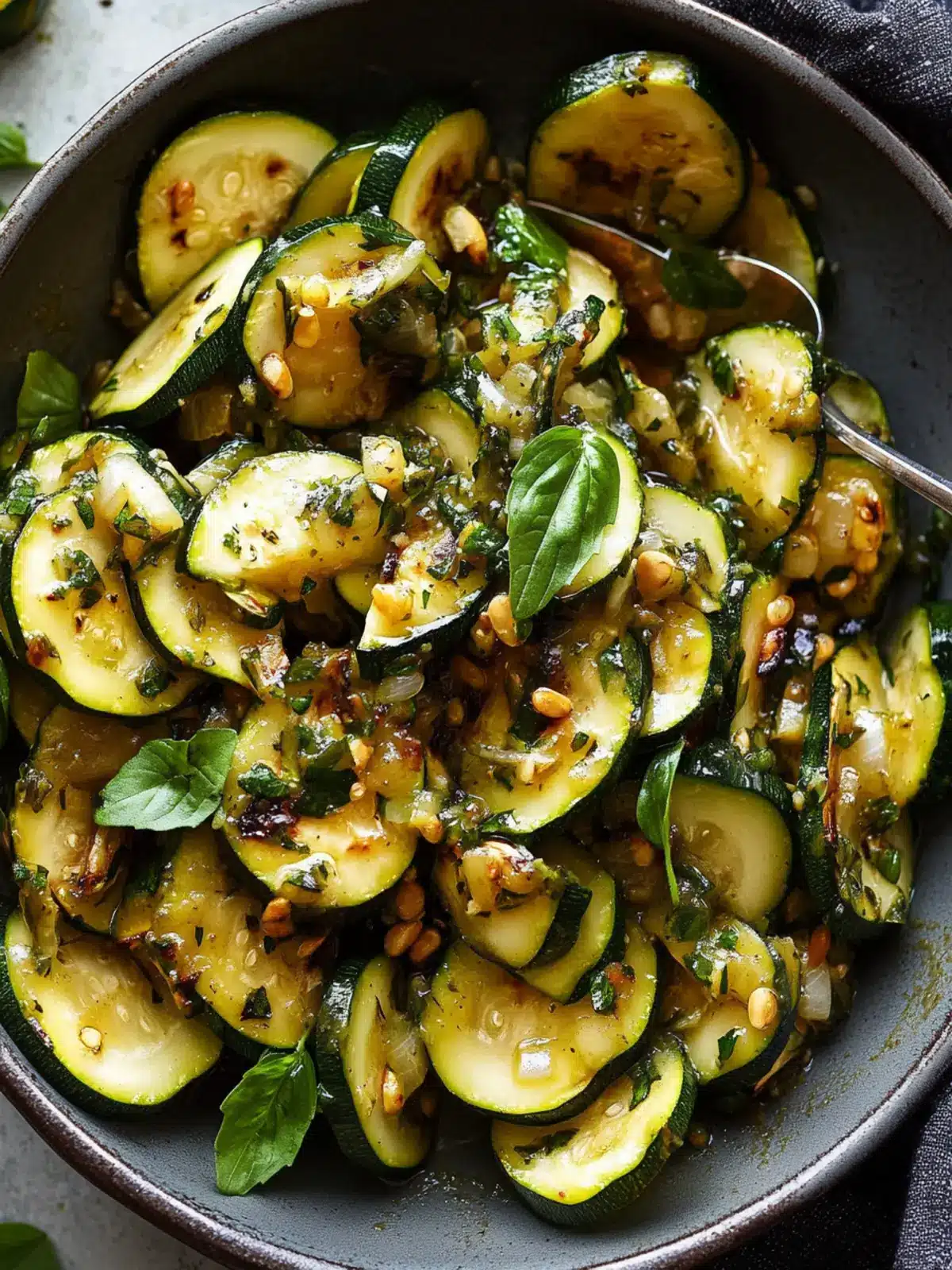 Garlic Herb Sautéed Zucchini