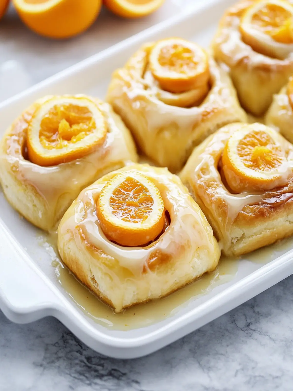 Glazed Orange Rolls